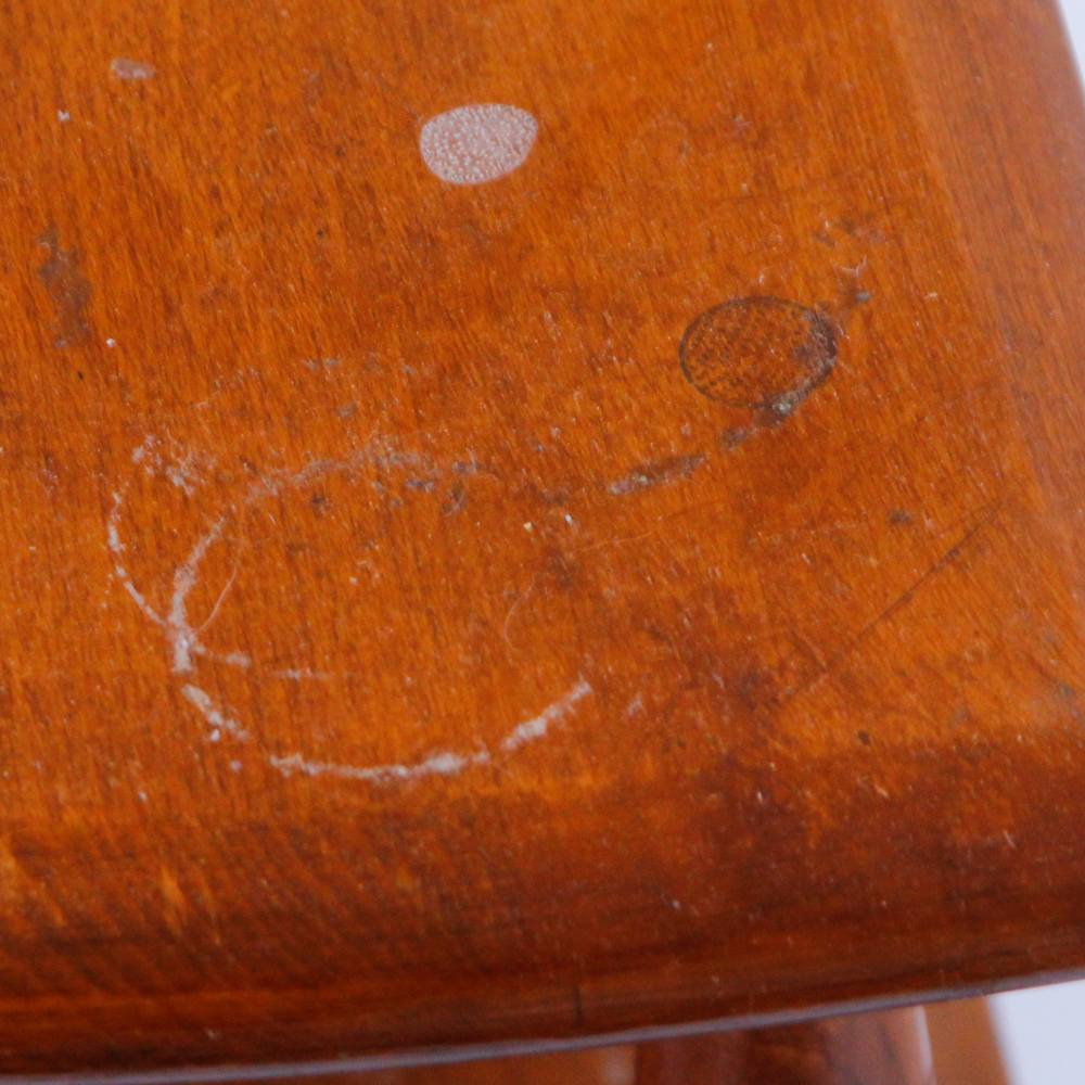 American Maple Demilune Side Table