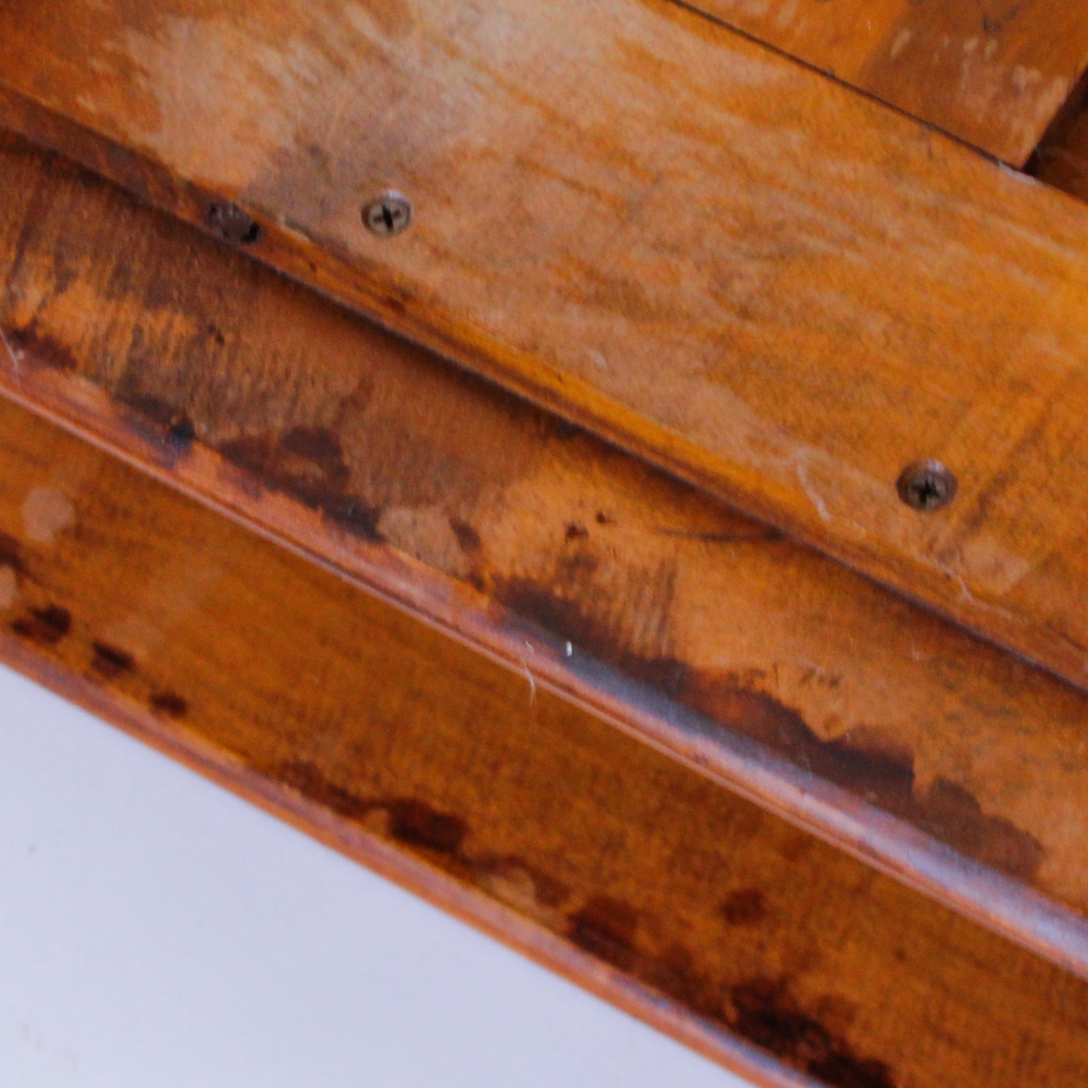 American Maple Demilune Side Table