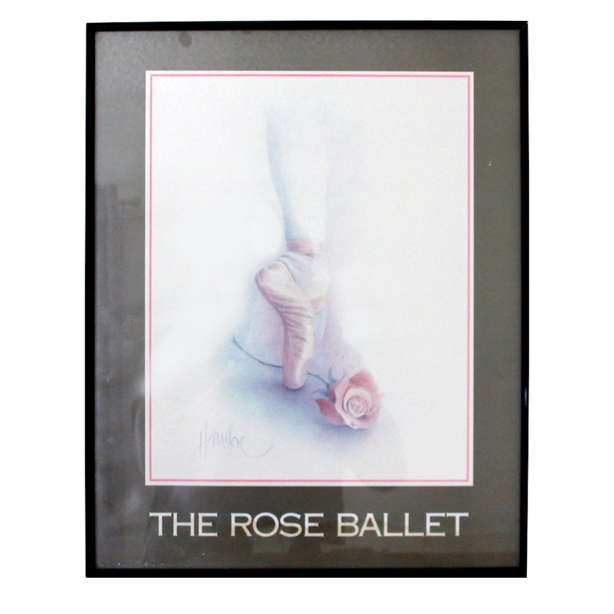 Offset Lithograph Poster "The Rose Ballet"