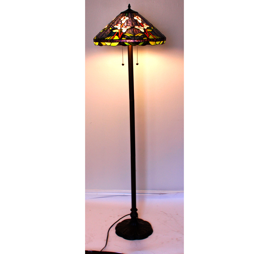 Tiffany-Inspired Floor Lamp