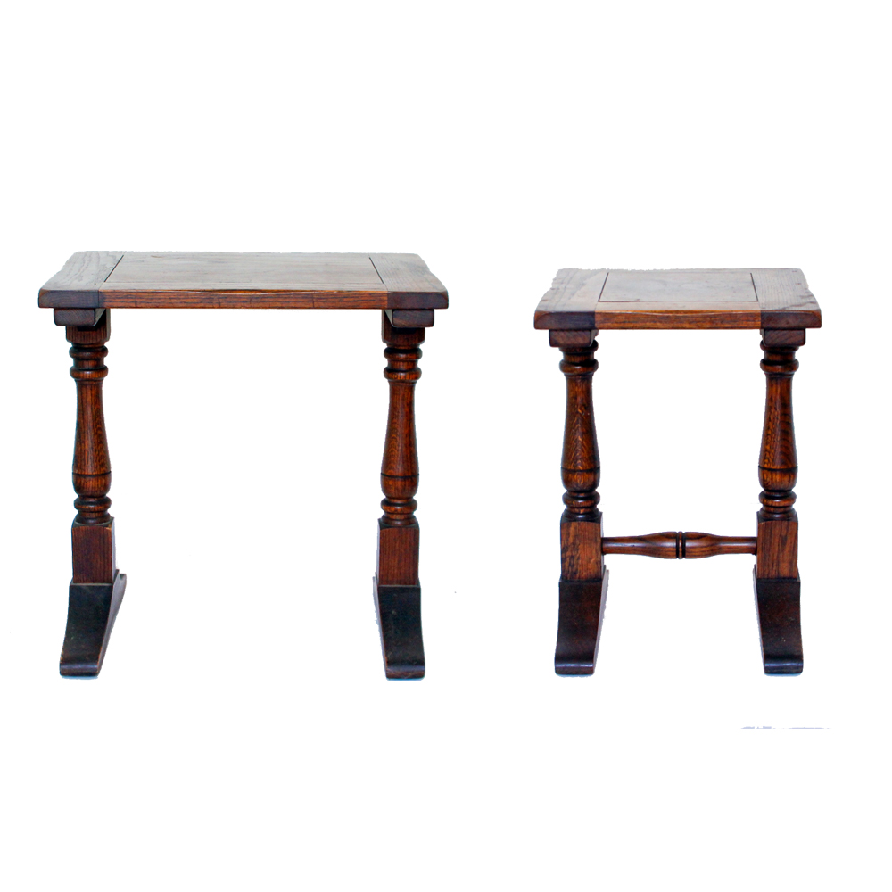 Pair of Trestle Tables