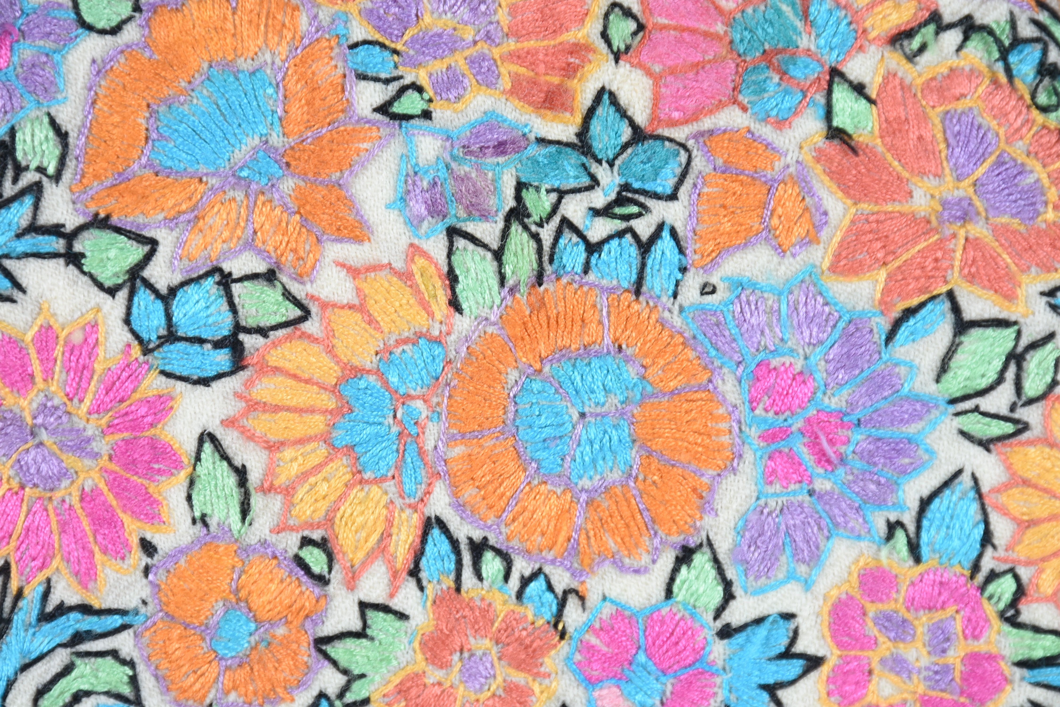 Vintage Hand Embroidered Wool Kaftan by Ahmed Rashid & Co. | EBTH