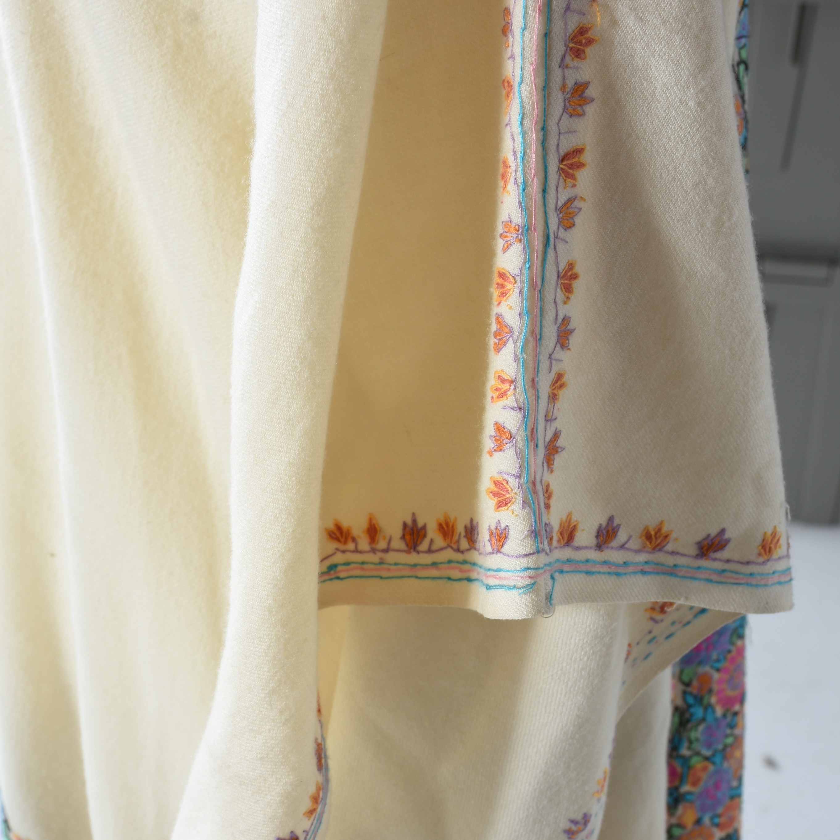 Vintage Hand Embroidered Wool Kaftan by Ahmed Rashid & Co. | EBTH