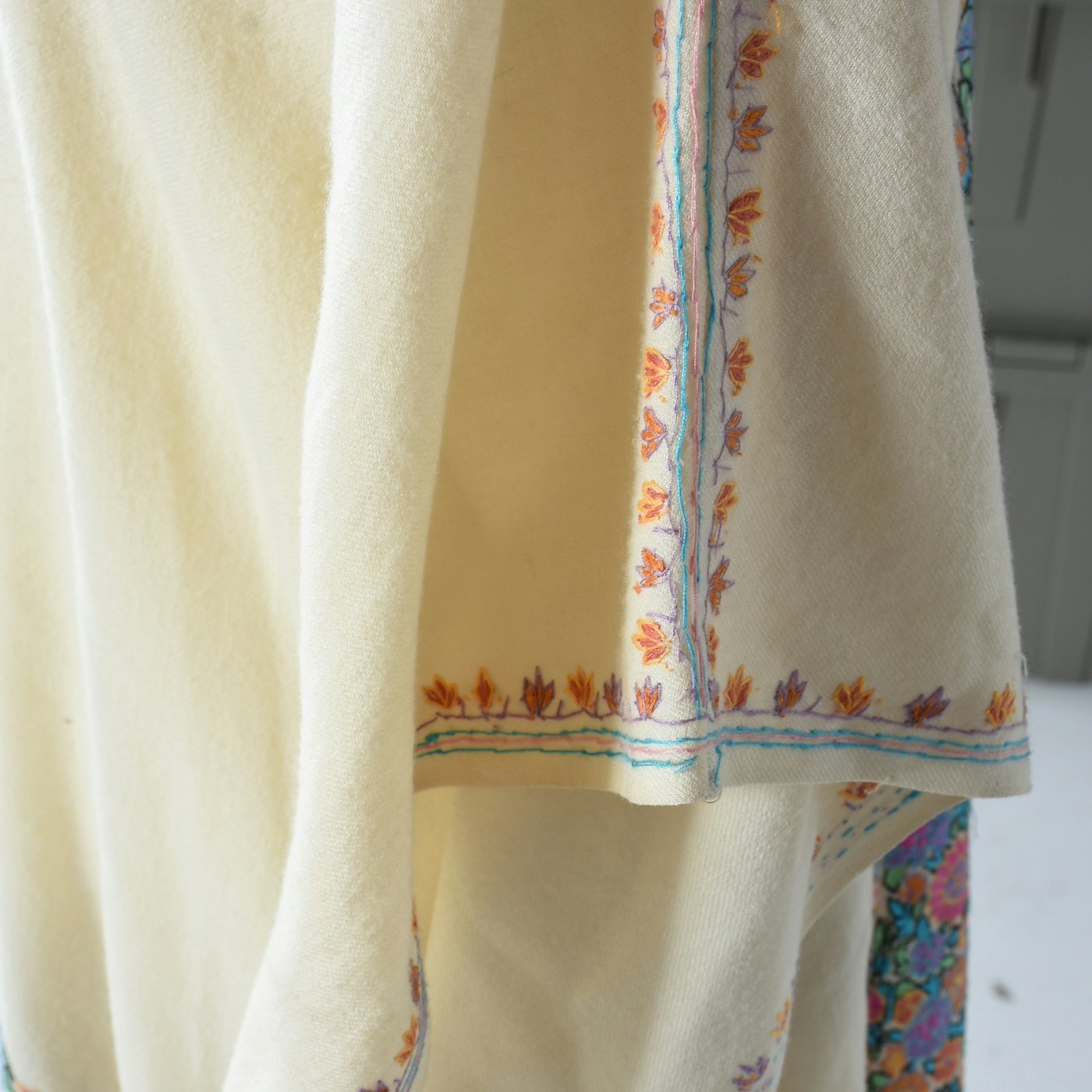 Vintage Hand Embroidered Wool Kaftan by Ahmed Rashid & Co. | EBTH