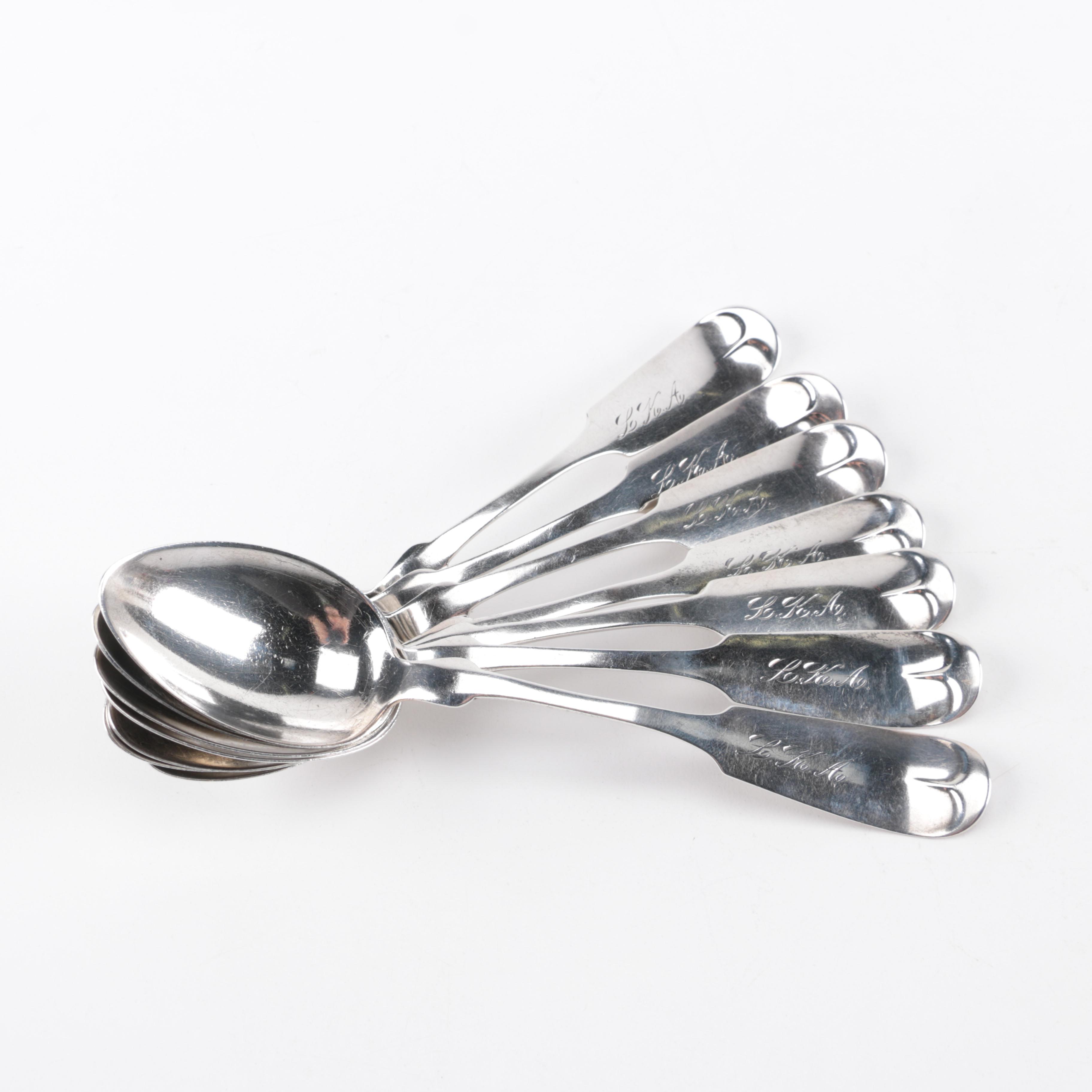 Gorham Sterling Silver Spoons in the "Tipt" Pattern