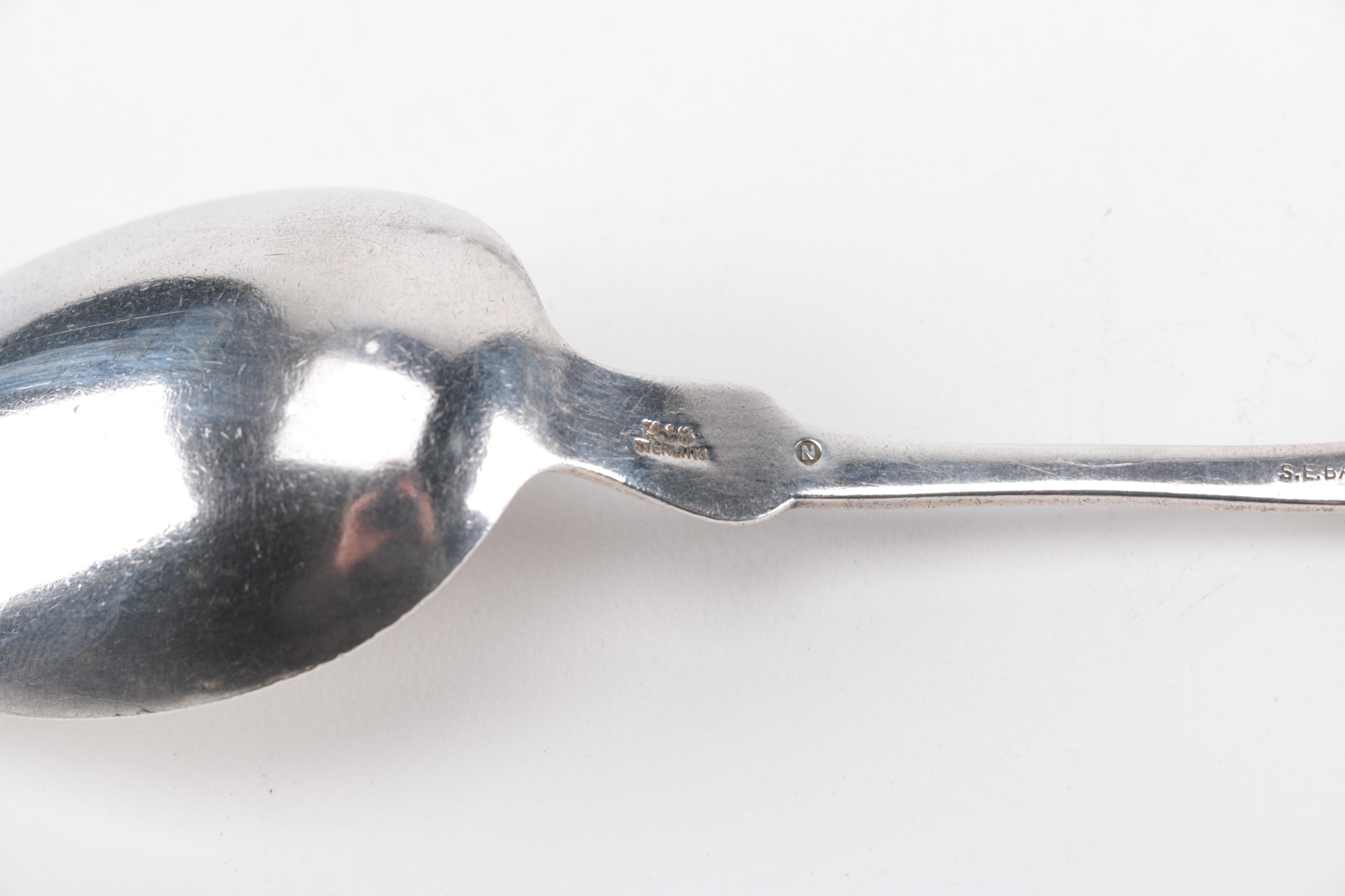Gorham Sterling Silver Spoons in the "Tipt" Pattern