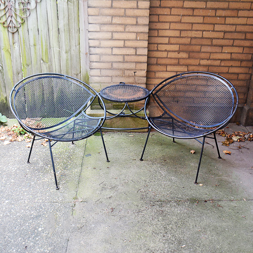 Mid-Century "Tete A Tete" Settee by Maurizio Tempestini for Salterini