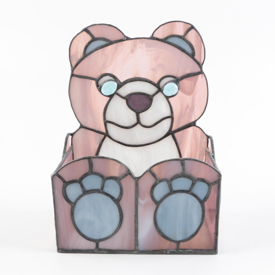 Stain Glass Bear Box