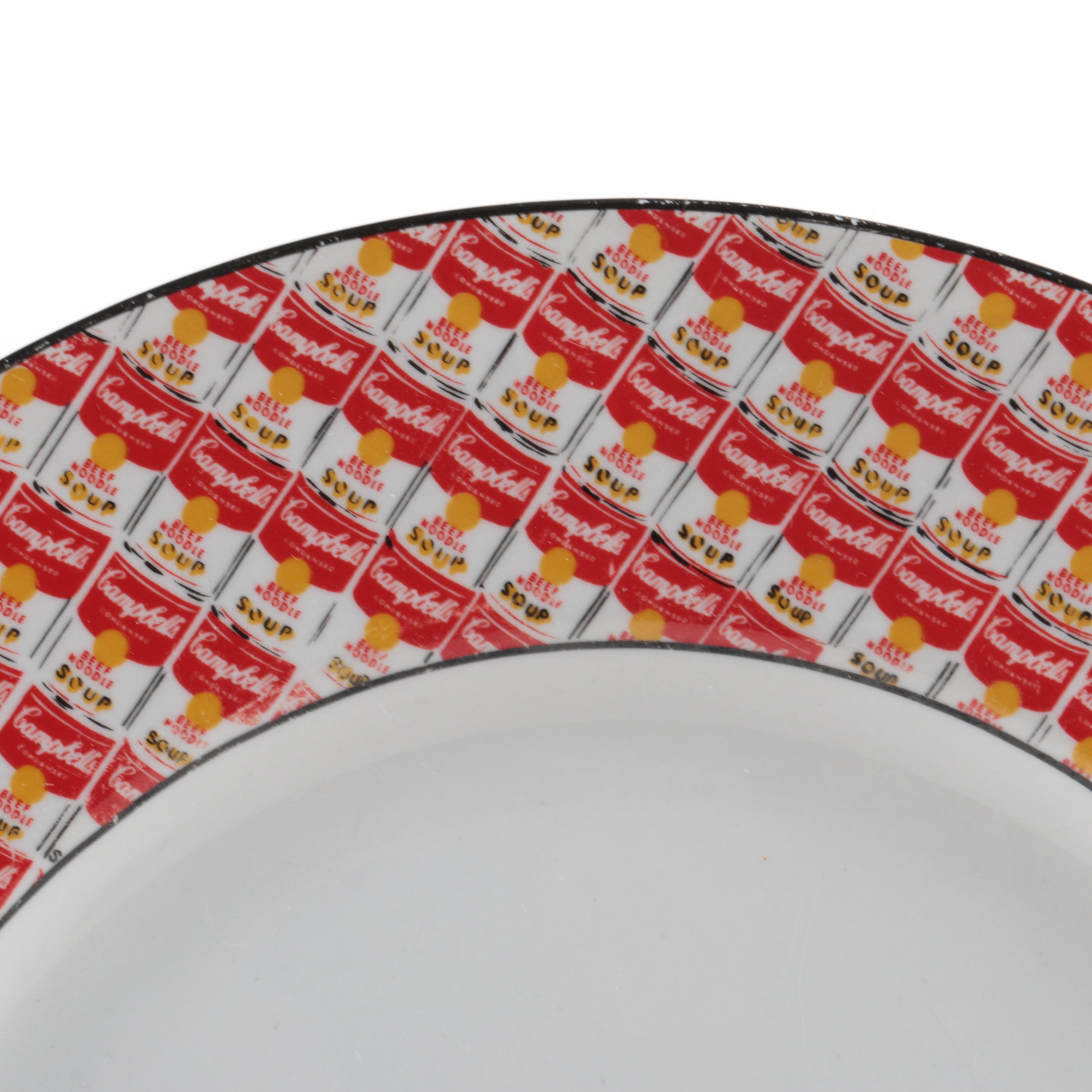 Set of Andy Warhol Block "100 Cans" Plates