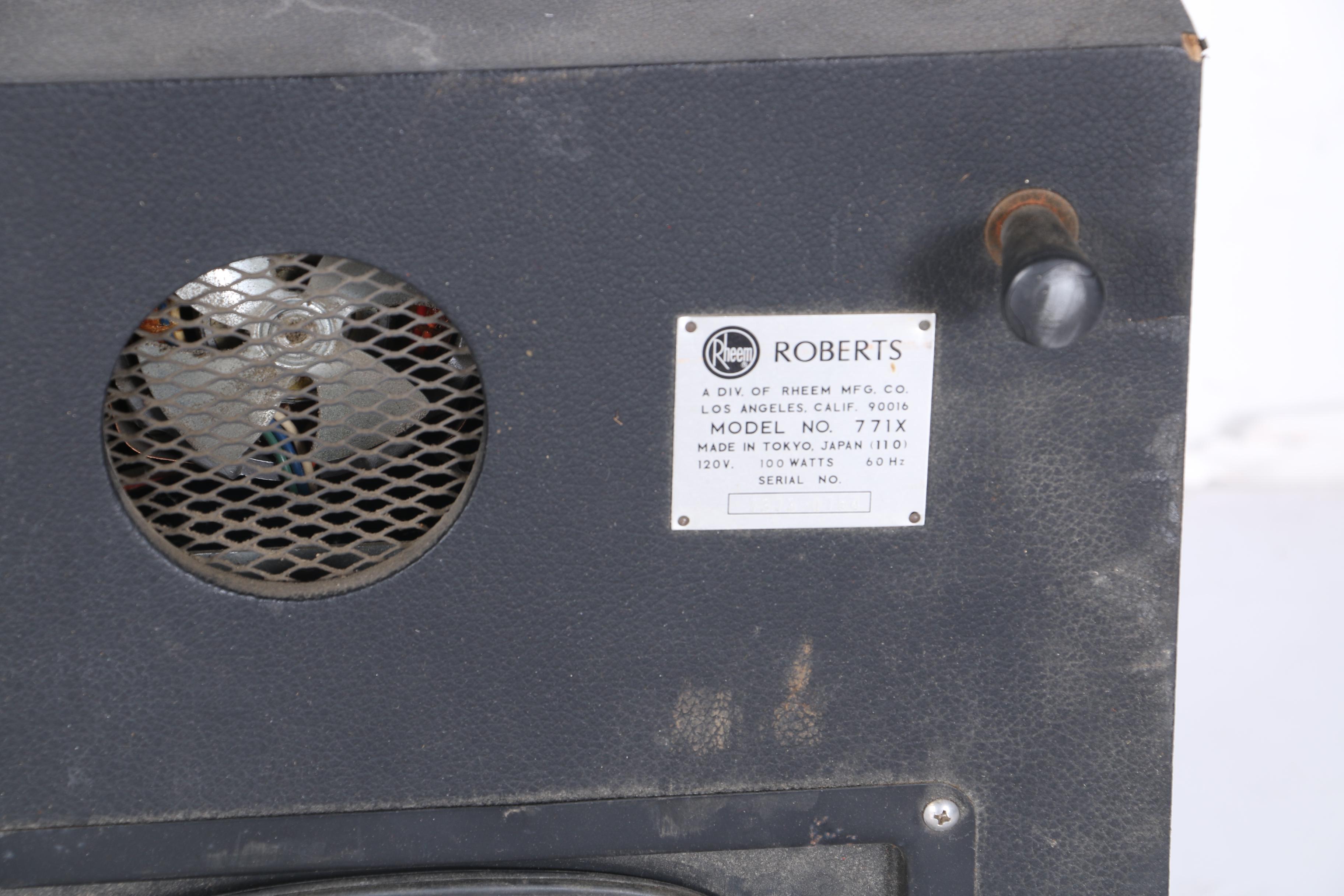 Vintage Roberts 771X Reel-to-Reel Stereo Recorder