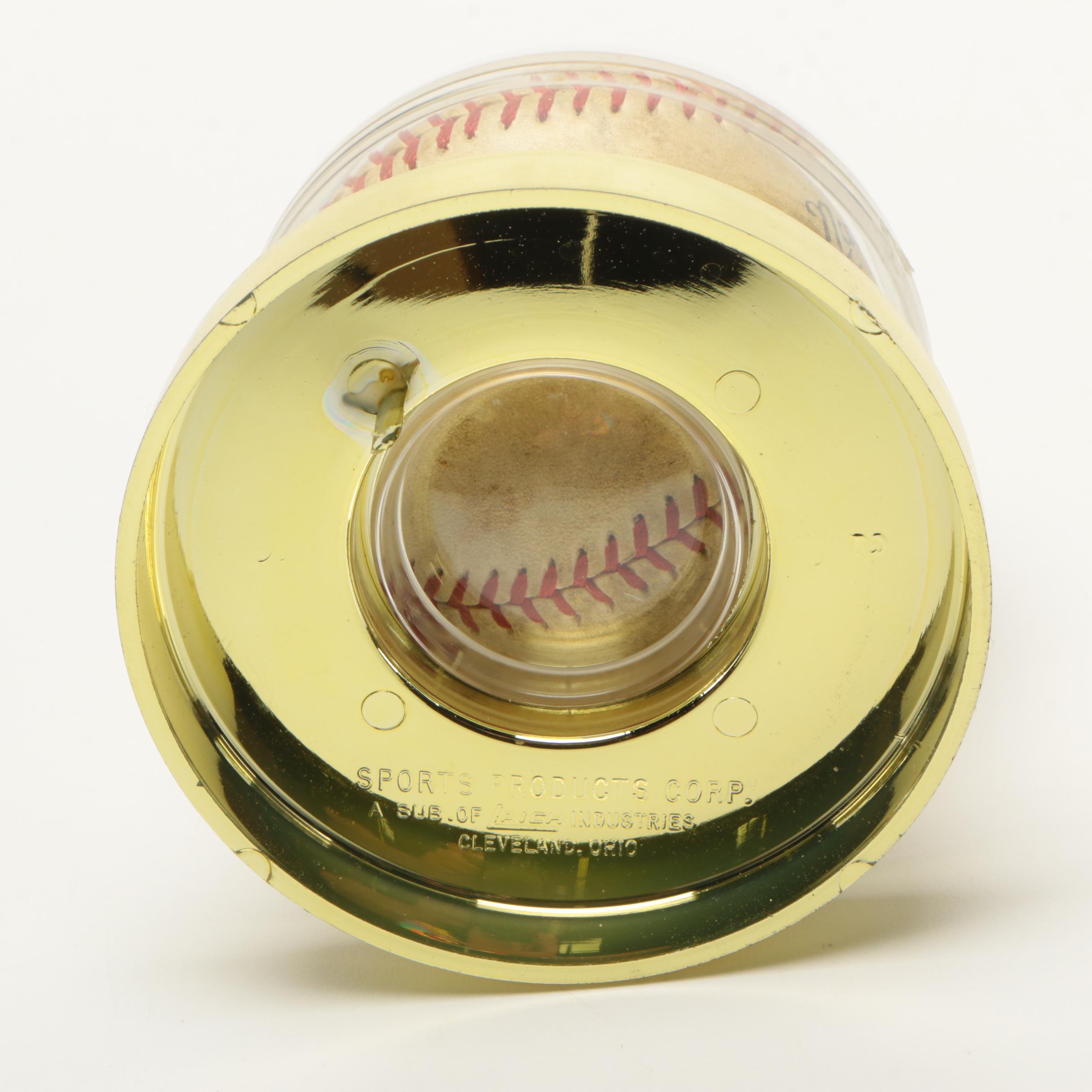 Secretarial Signed Babe Ruth Baseball