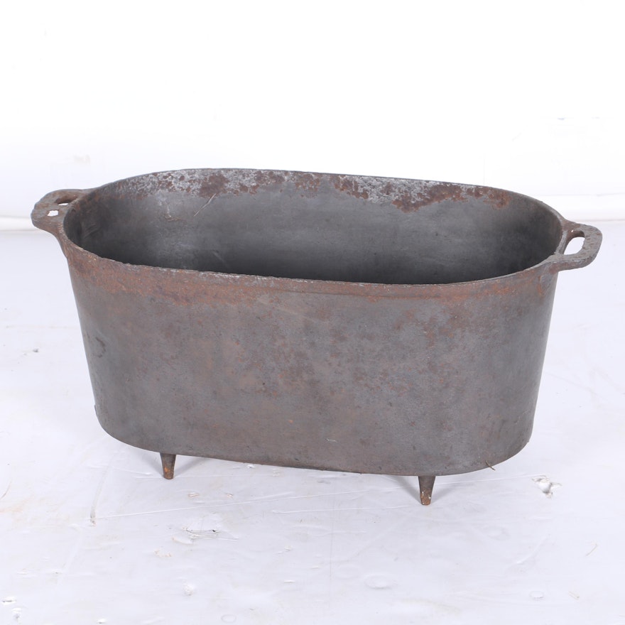 Metal Oval Container