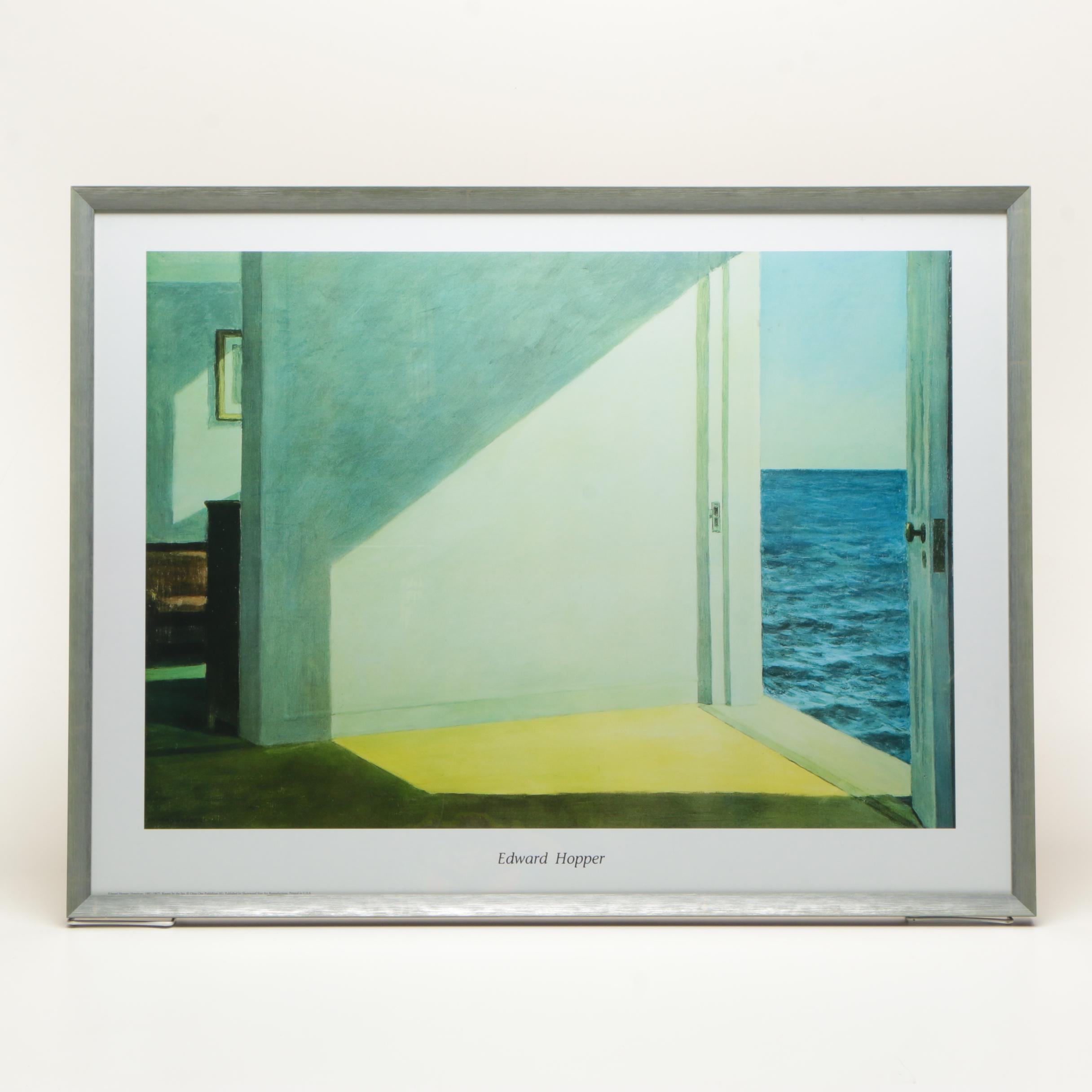 Offset Lithograph After Edward Hopper's "Rooms By The Sea"