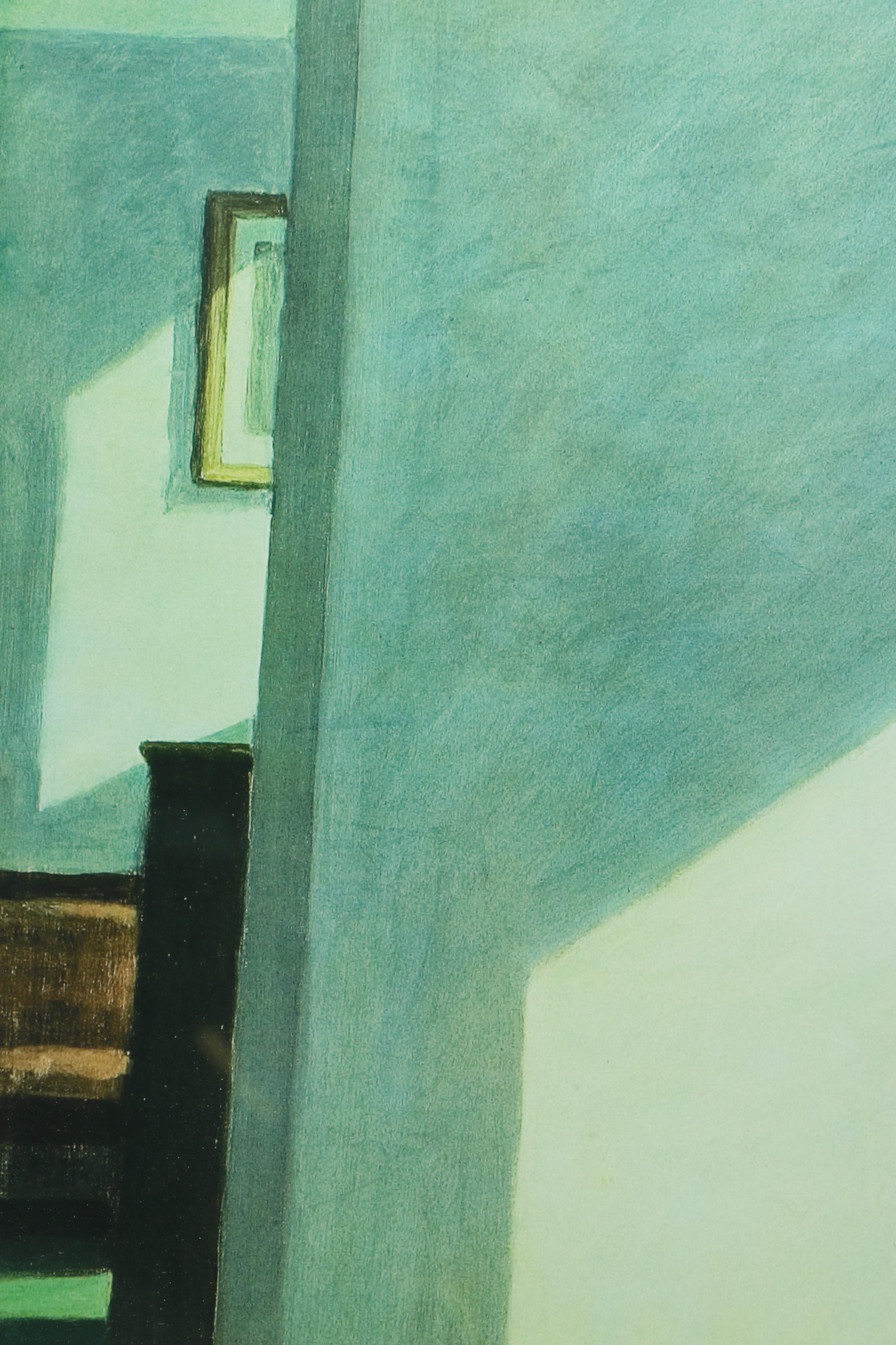 Offset Lithograph After Edward Hopper's "Rooms By The Sea"