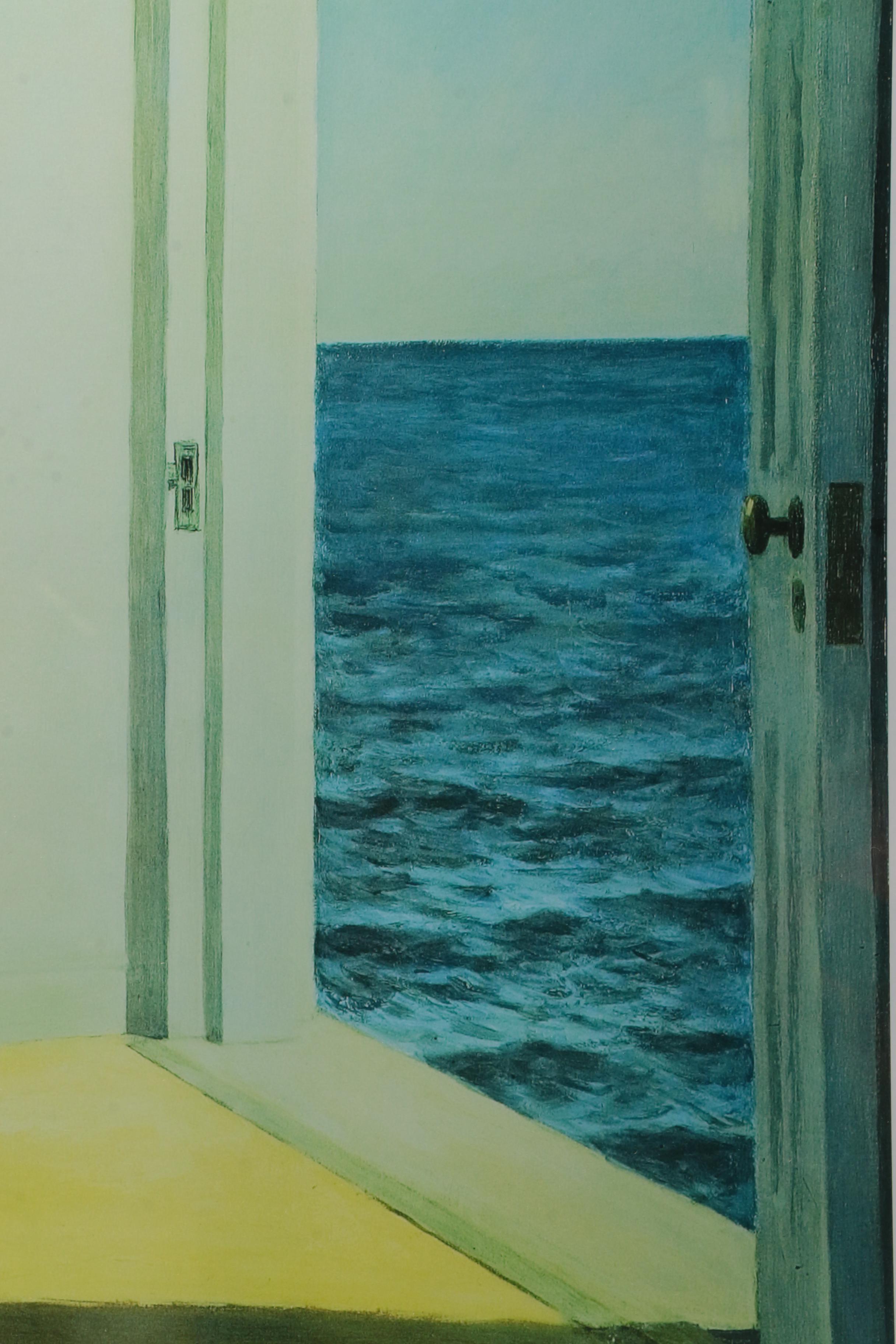 Offset Lithograph After Edward Hopper's "Rooms By The Sea"