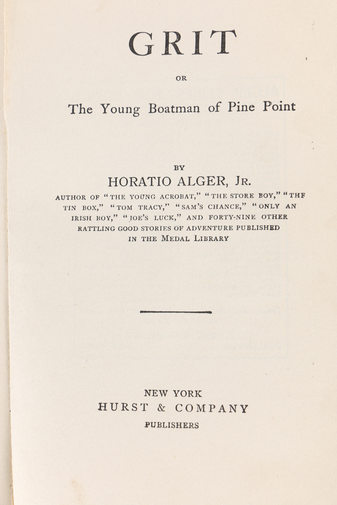 Horatio Alger Books From The Reverend Robert Schuller's Library