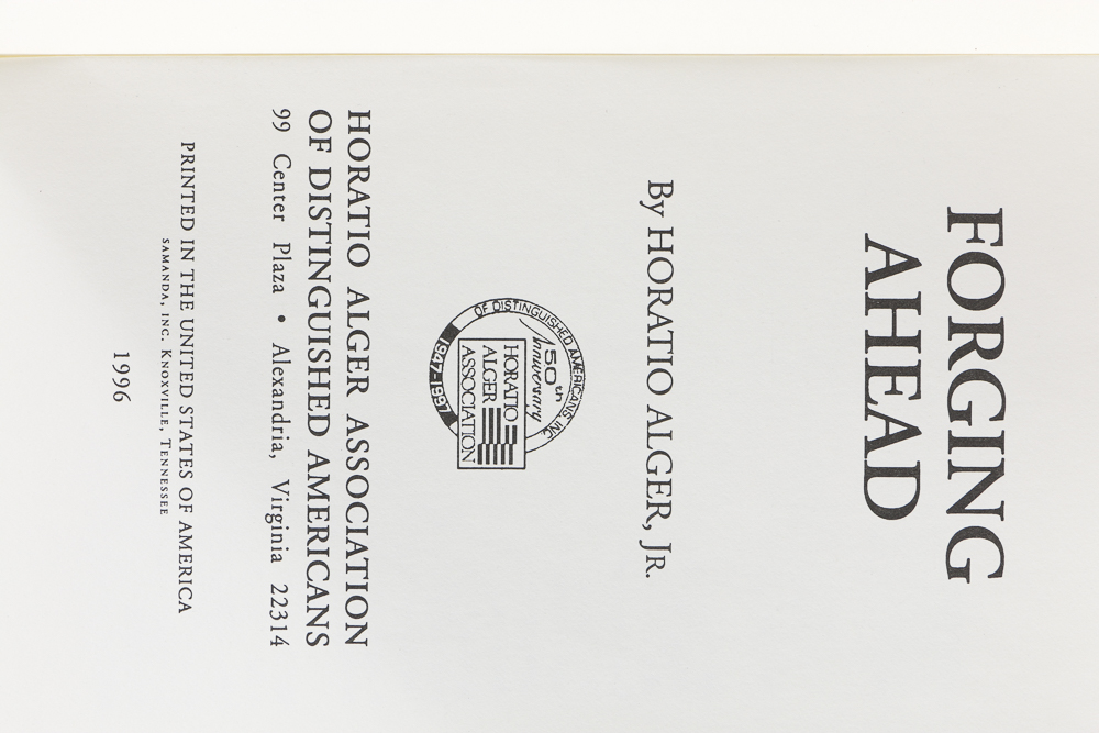 Horatio Alger Books From The Reverend Robert Schuller's Library