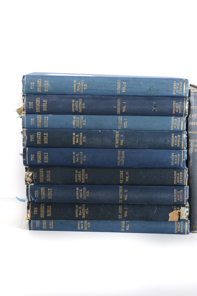Mid 20th Century Volumes of "The Speaker's Bible"  and More
