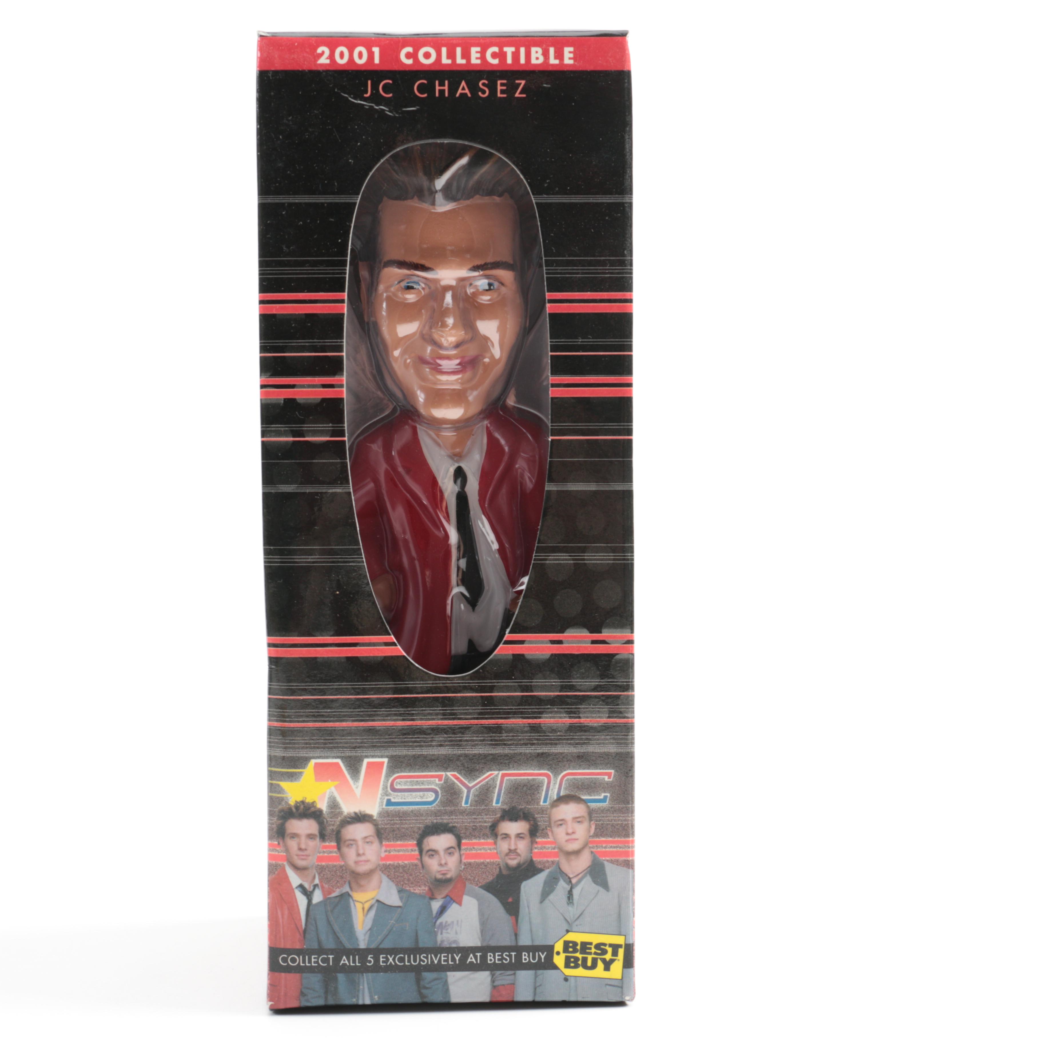 Circa 2001 Best Buy Children's Foundation *NSYNC Bobblehead Figures