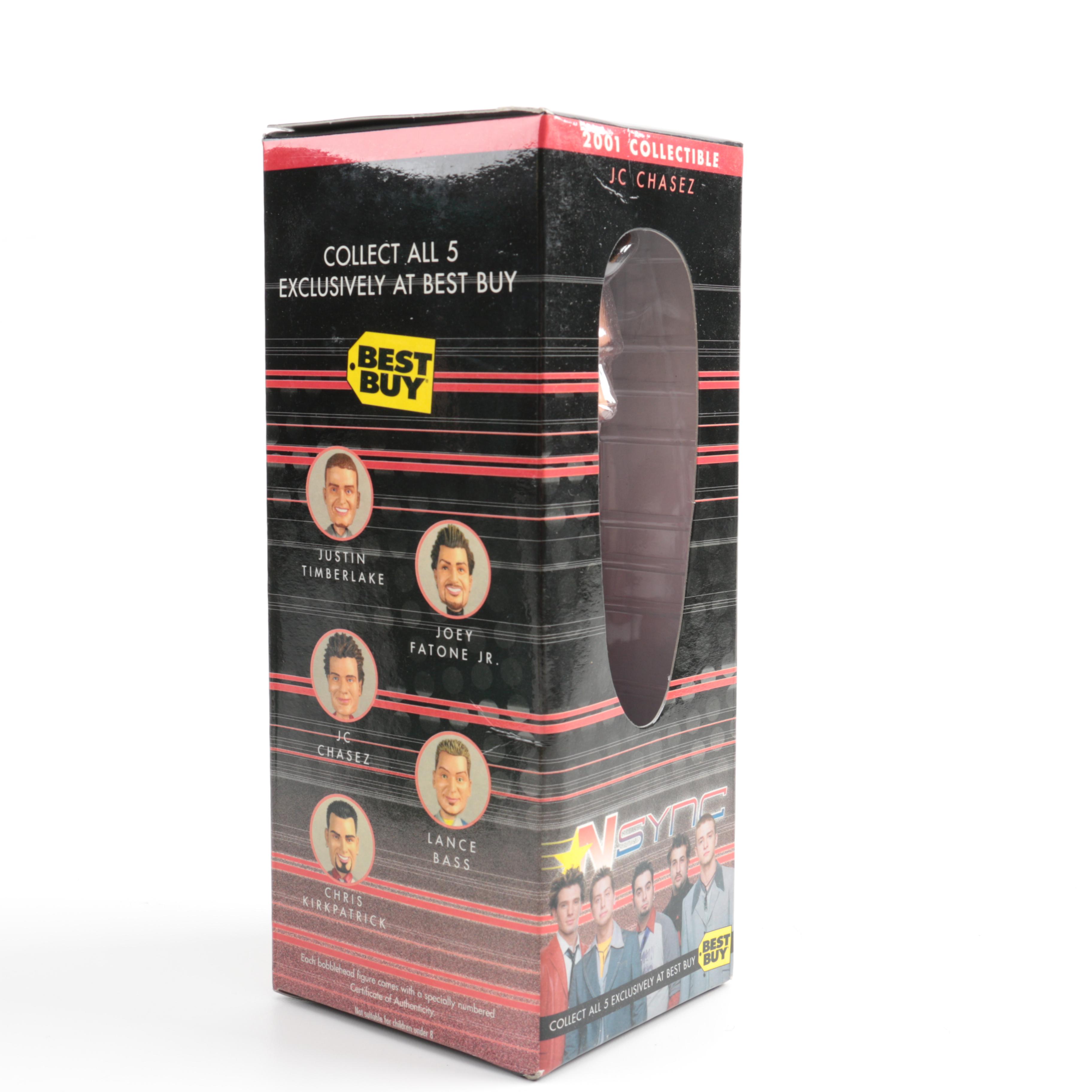 Circa 2001 Best Buy Children's Foundation *NSYNC Bobblehead Figures