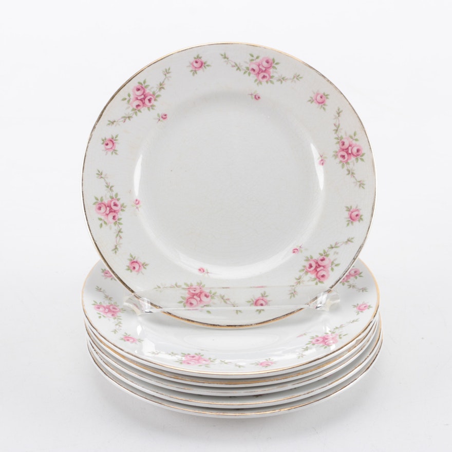 Porcelain Staffordshire Plates