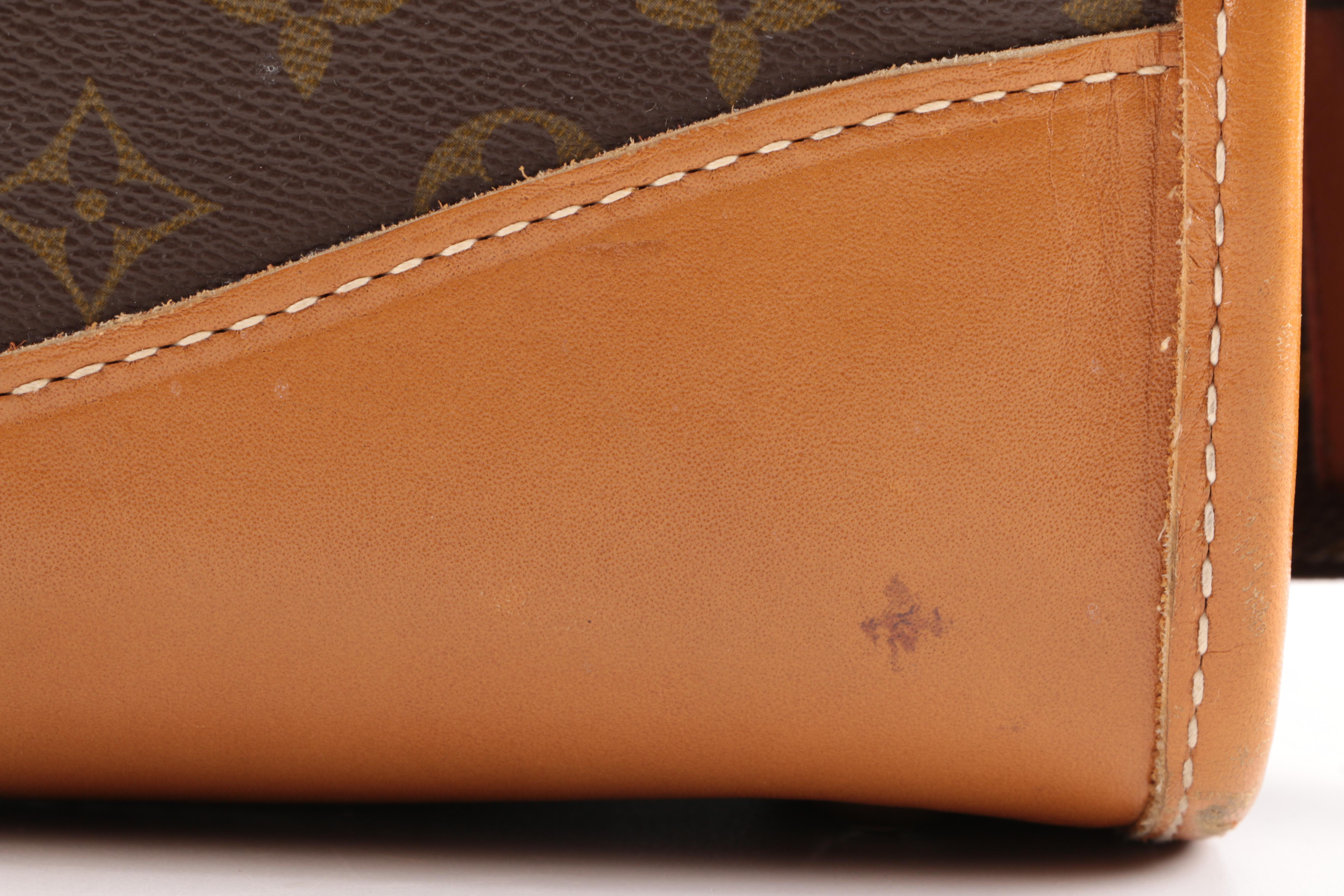 Vintage Louis Vuitton Coated Canvas Vanity Travel Bag