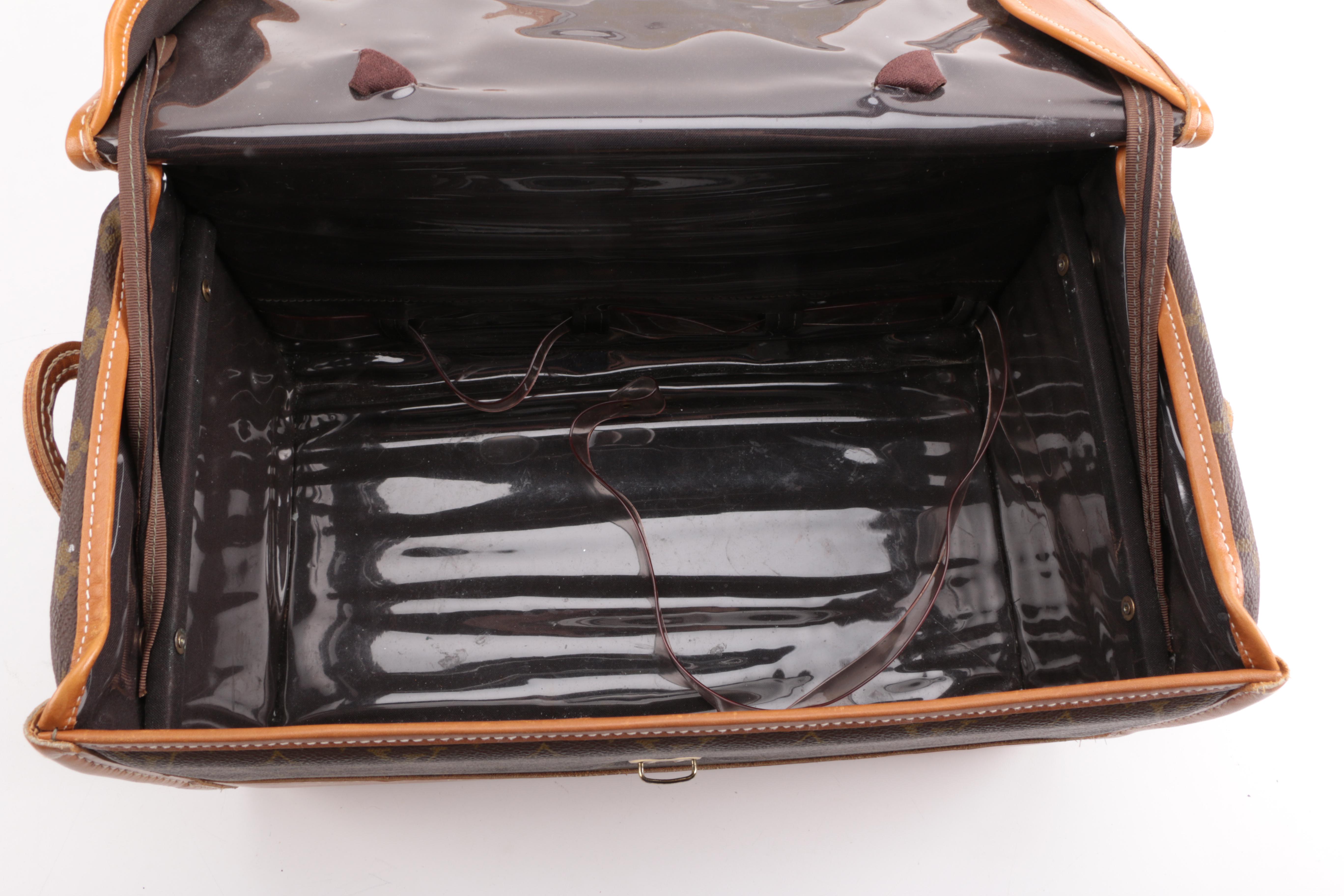 Vintage Louis Vuitton Coated Canvas Vanity Travel Bag