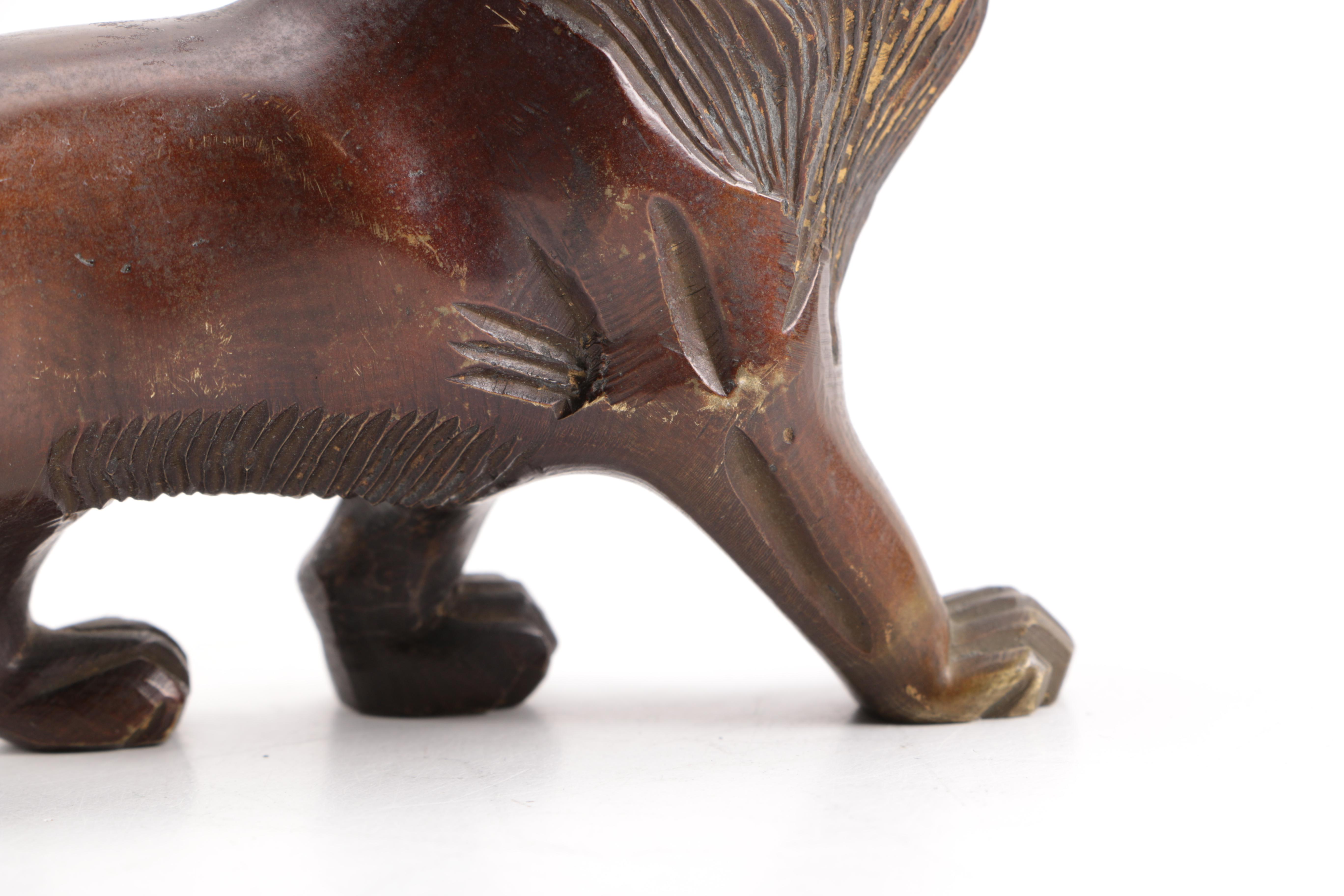 Small Brass Figural Lion