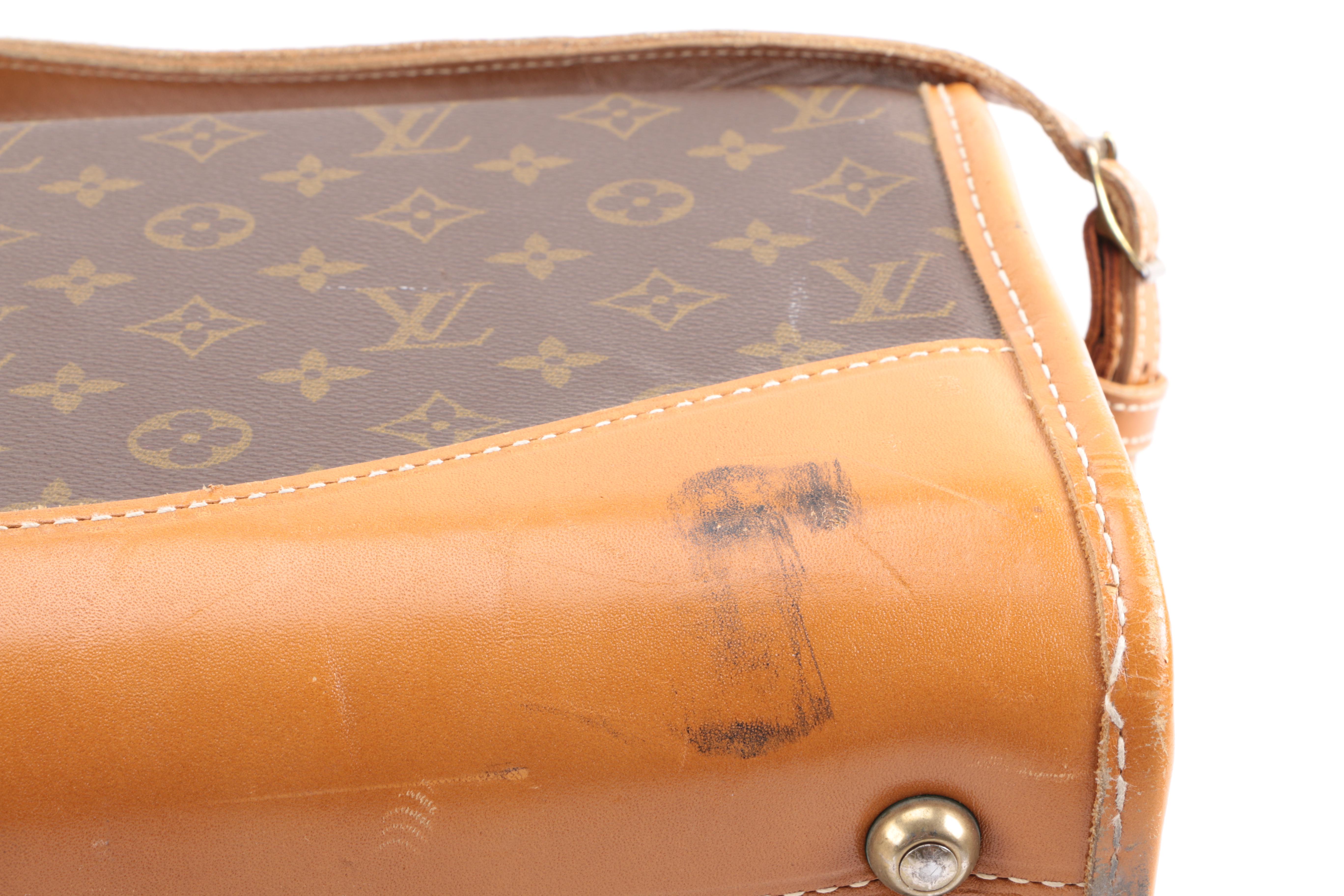 Vintage Louis Vuitton Coated Canvas Vanity Travel Bag