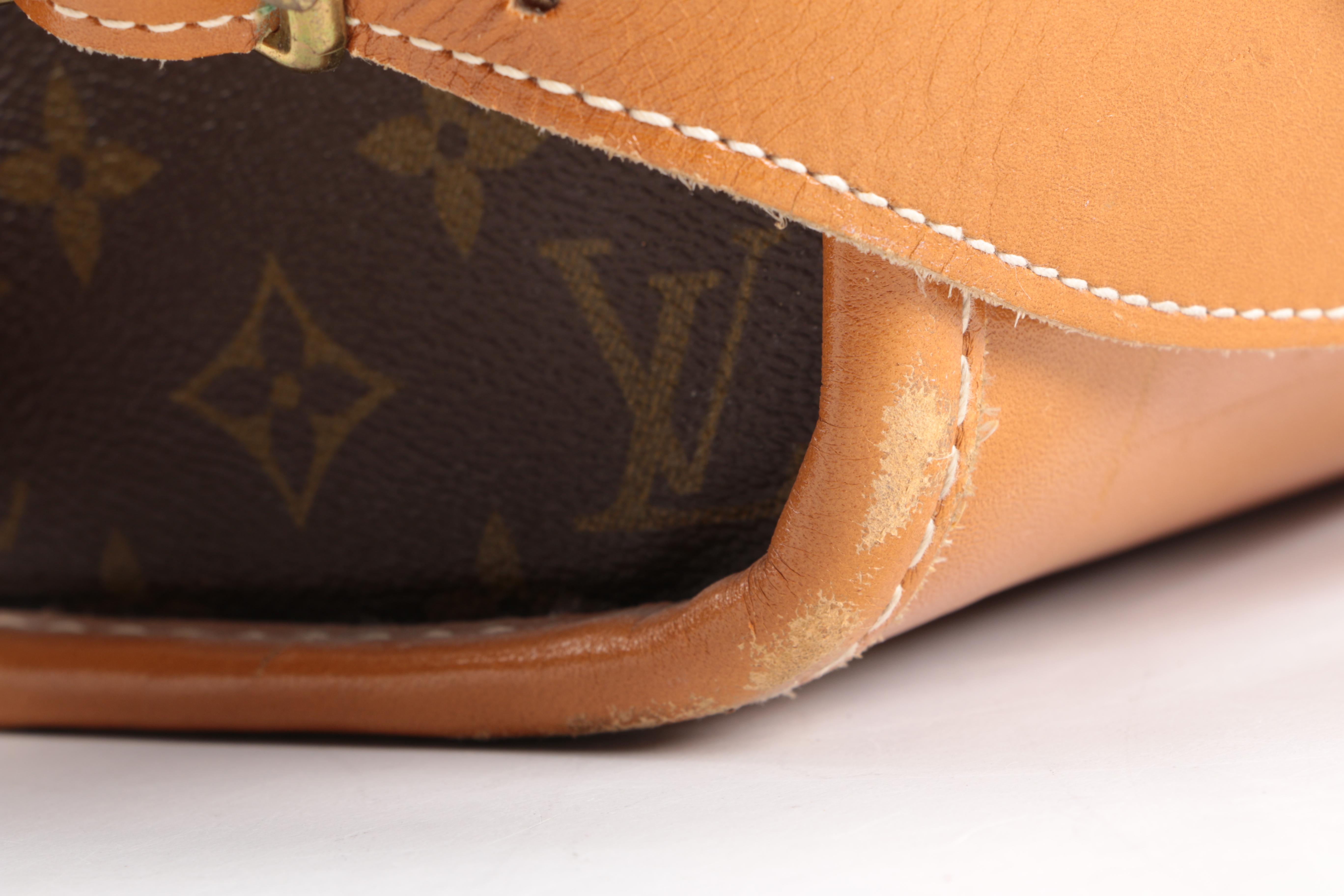 Vintage Louis Vuitton Coated Canvas Vanity Travel Bag