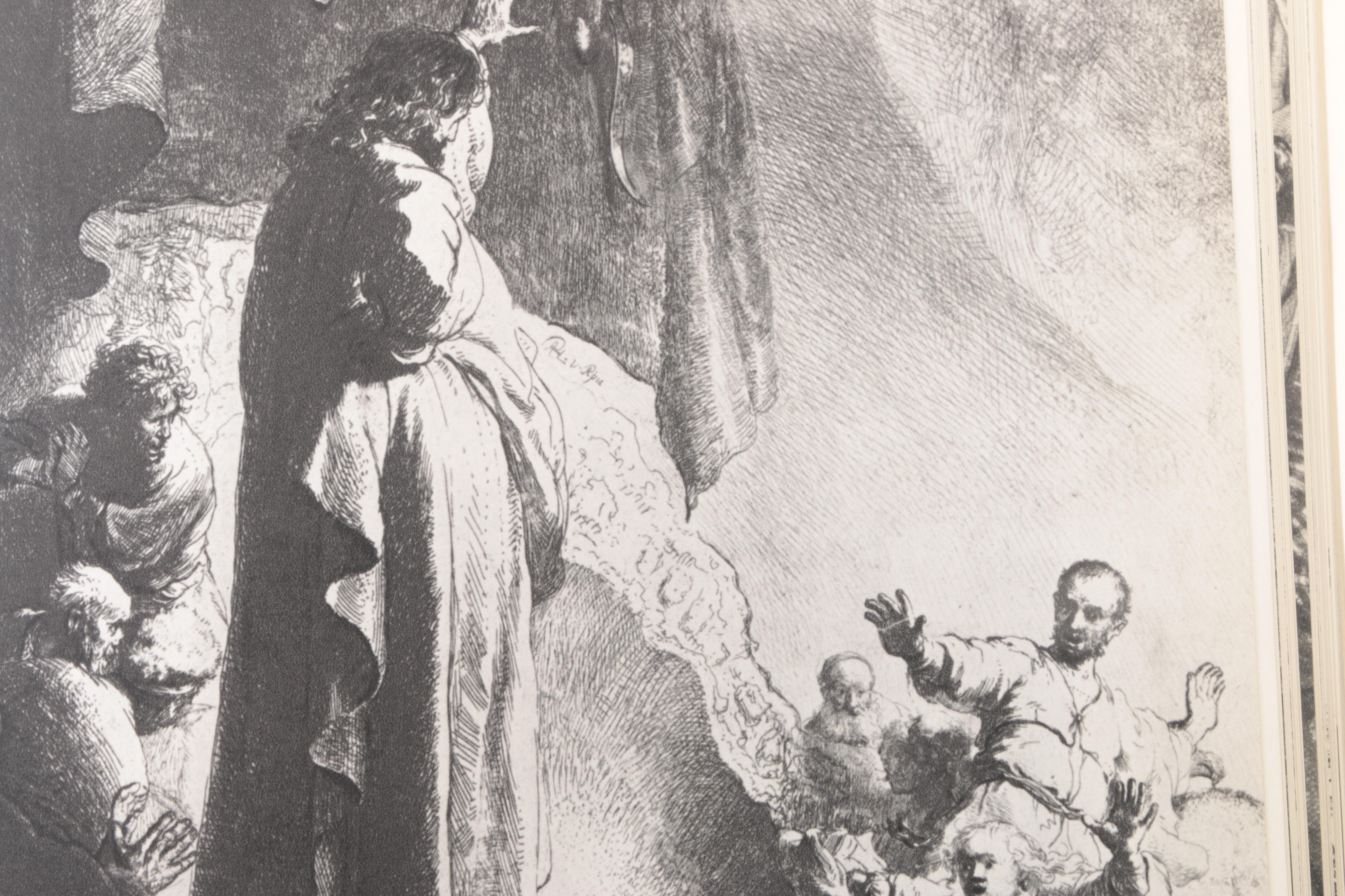 Three Coffee Table Style Books on Rembrandt