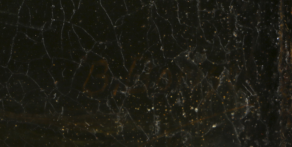 19th-Century Oil Painting on Panel of a Rabbi