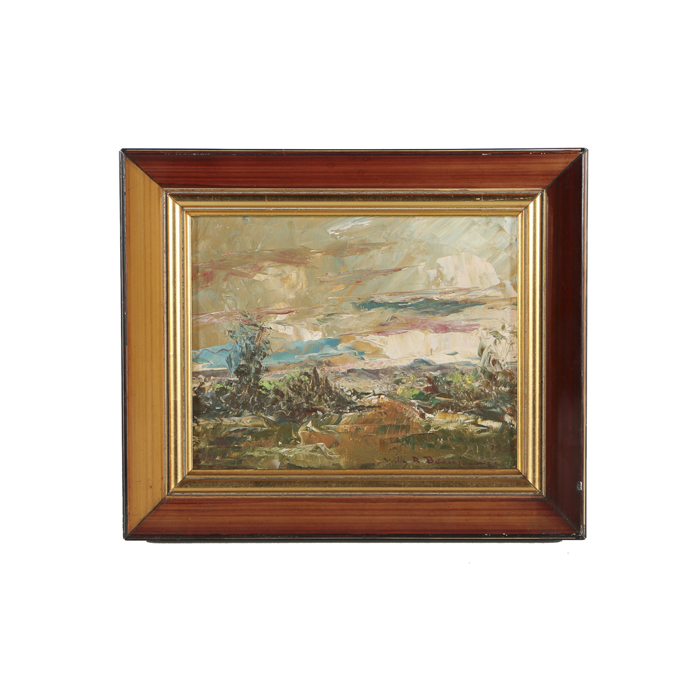 Willy Robert Beaujean Oil Painting on Panel French Landscape