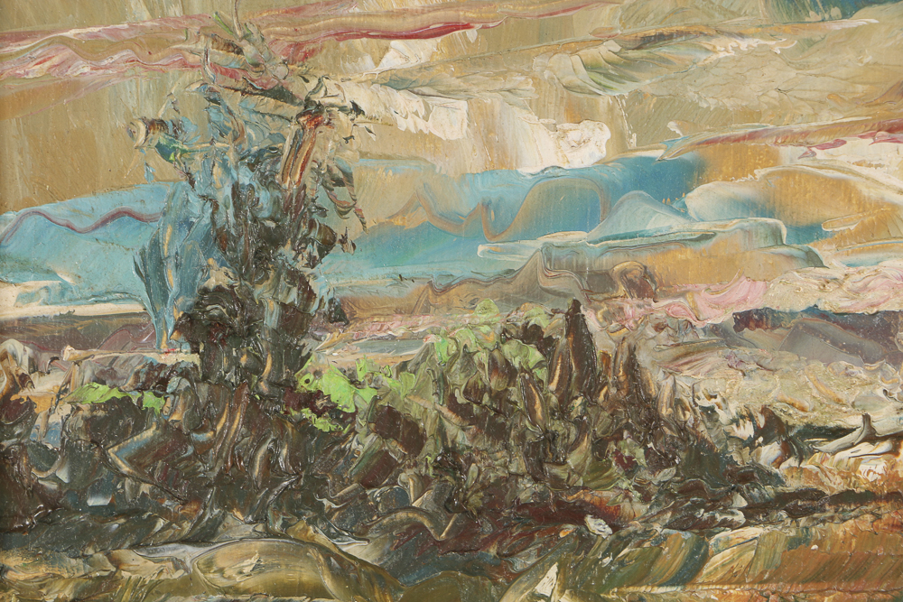 Willy Robert Beaujean Oil Painting on Panel French Landscape