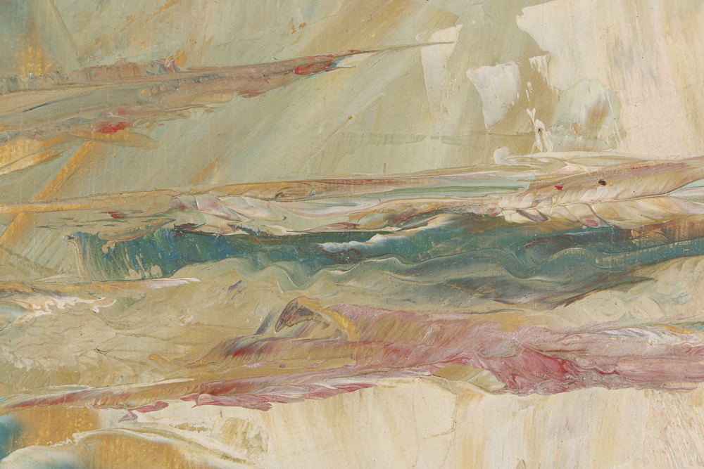 Willy Robert Beaujean Oil Painting on Panel French Landscape