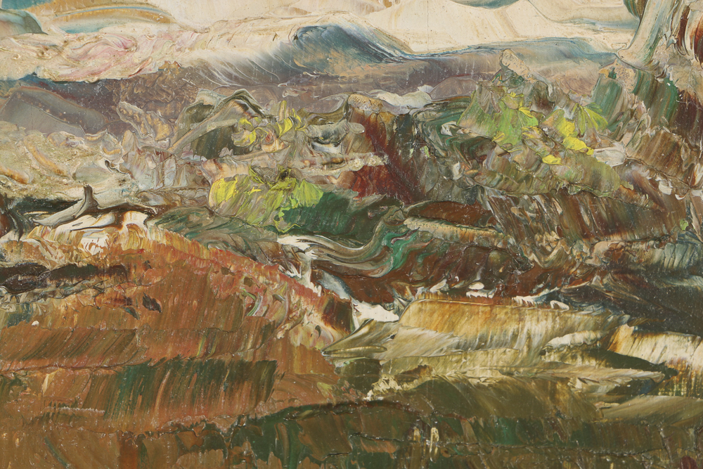 Willy Robert Beaujean Oil Painting on Panel French Landscape