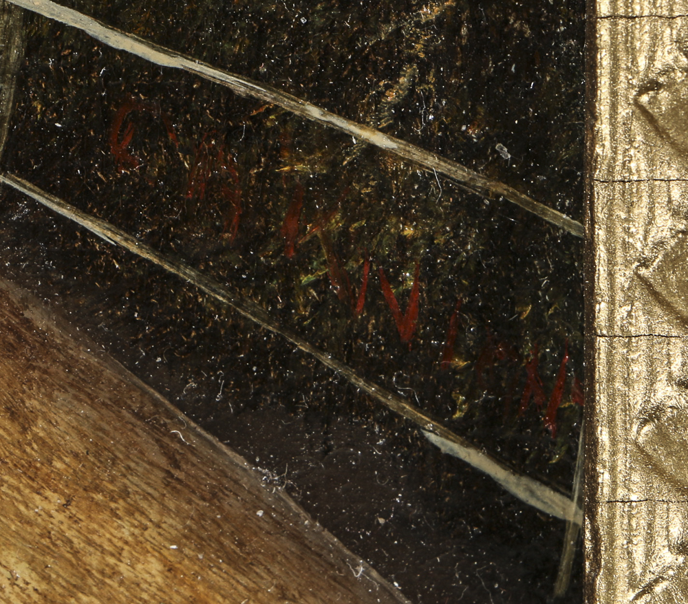 Early 20th-Century Oil Painting on Panel Landscape