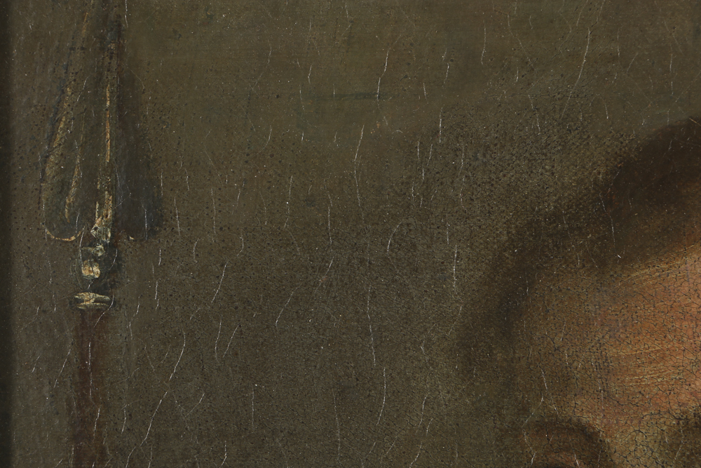 Late 18th-Century Spanish Colonial Oil Painting on Canvas