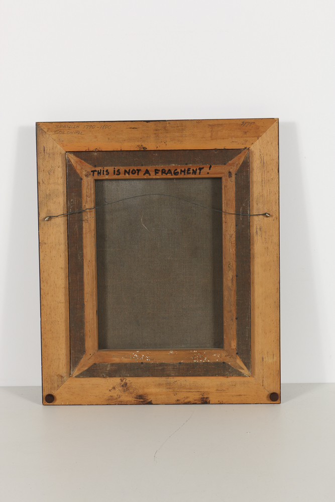 Late 18th-Century Spanish Colonial Oil Painting on Canvas