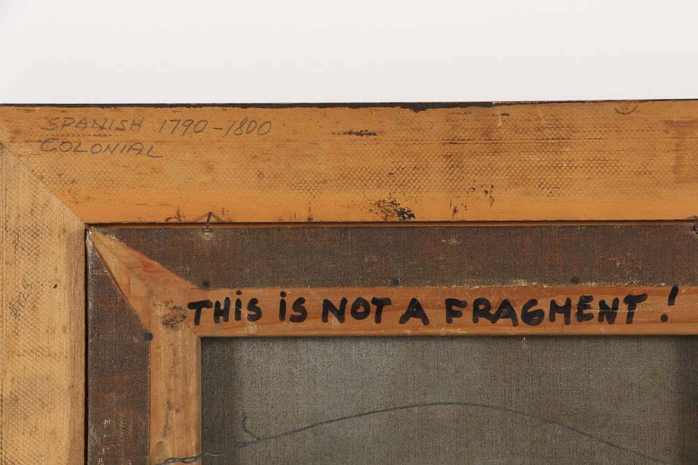 Late 18th-Century Spanish Colonial Oil Painting on Canvas