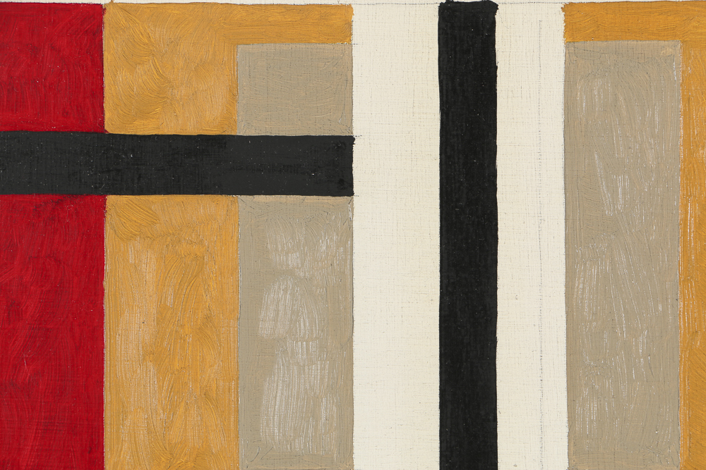 Robert Hermann Oil Painting on Board "Windows"