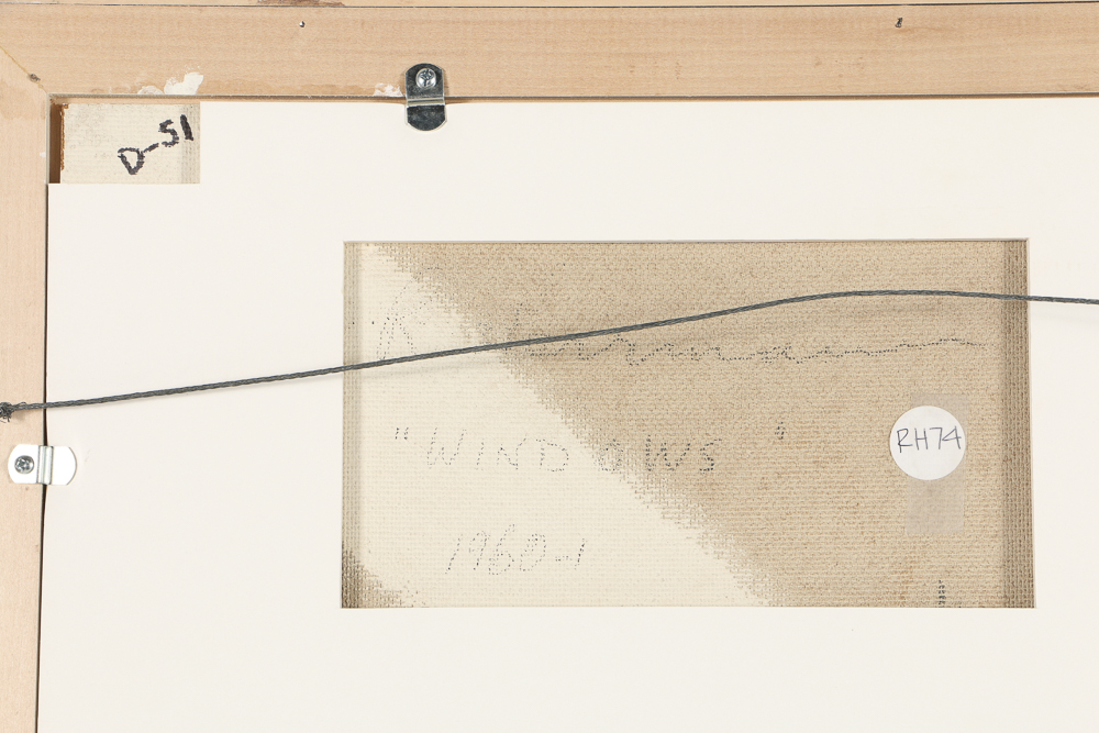 Robert Hermann Oil Painting on Board "Windows"