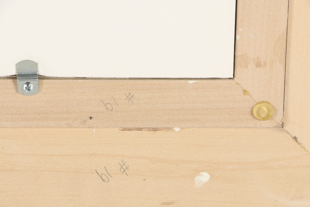 Robert Hermann Oil Painting on Board "Windows"