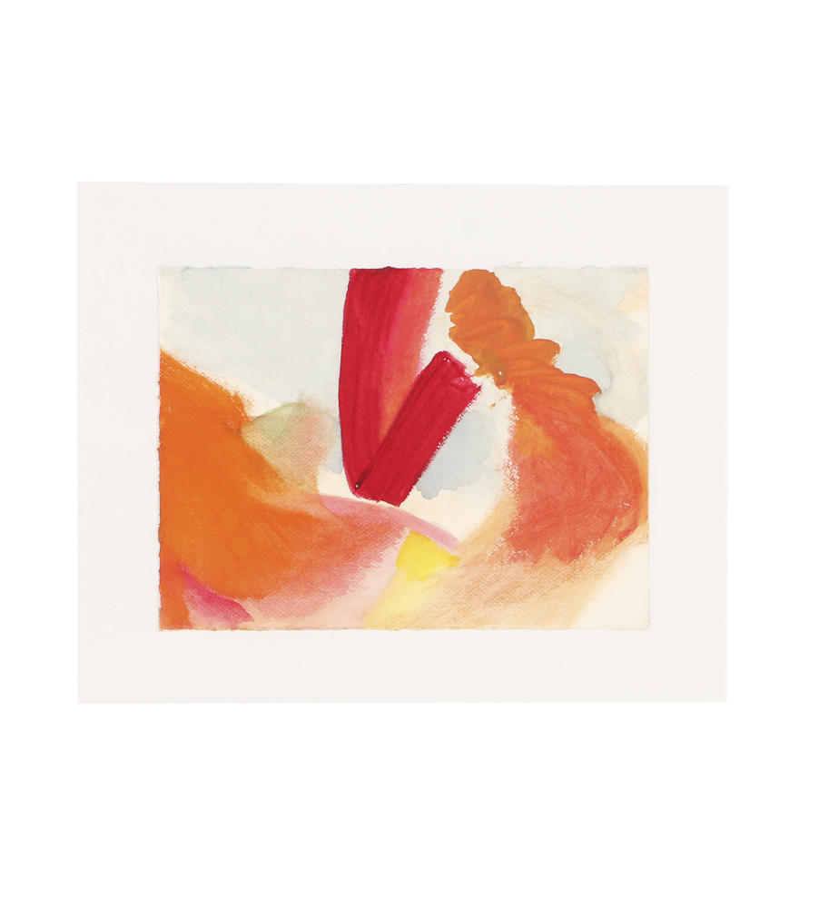 Beth Hertz Watercolor Painting on Paper "Untitled VI, 1988"