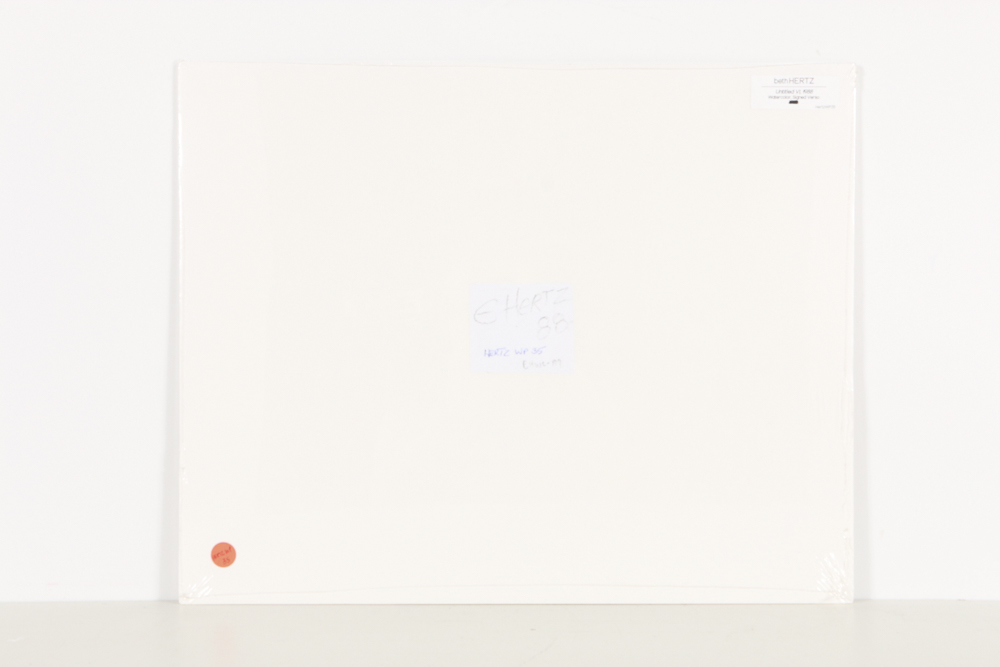 Beth Hertz Watercolor Painting on Paper "Untitled VI, 1988"