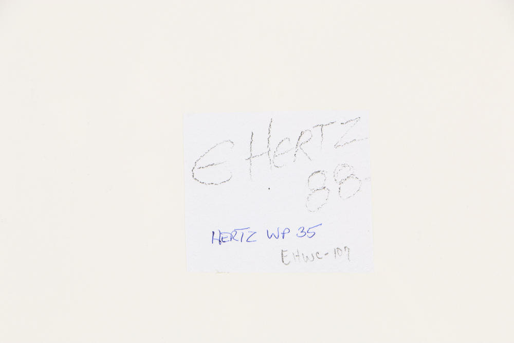 Beth Hertz Watercolor Painting on Paper "Untitled VI, 1988"