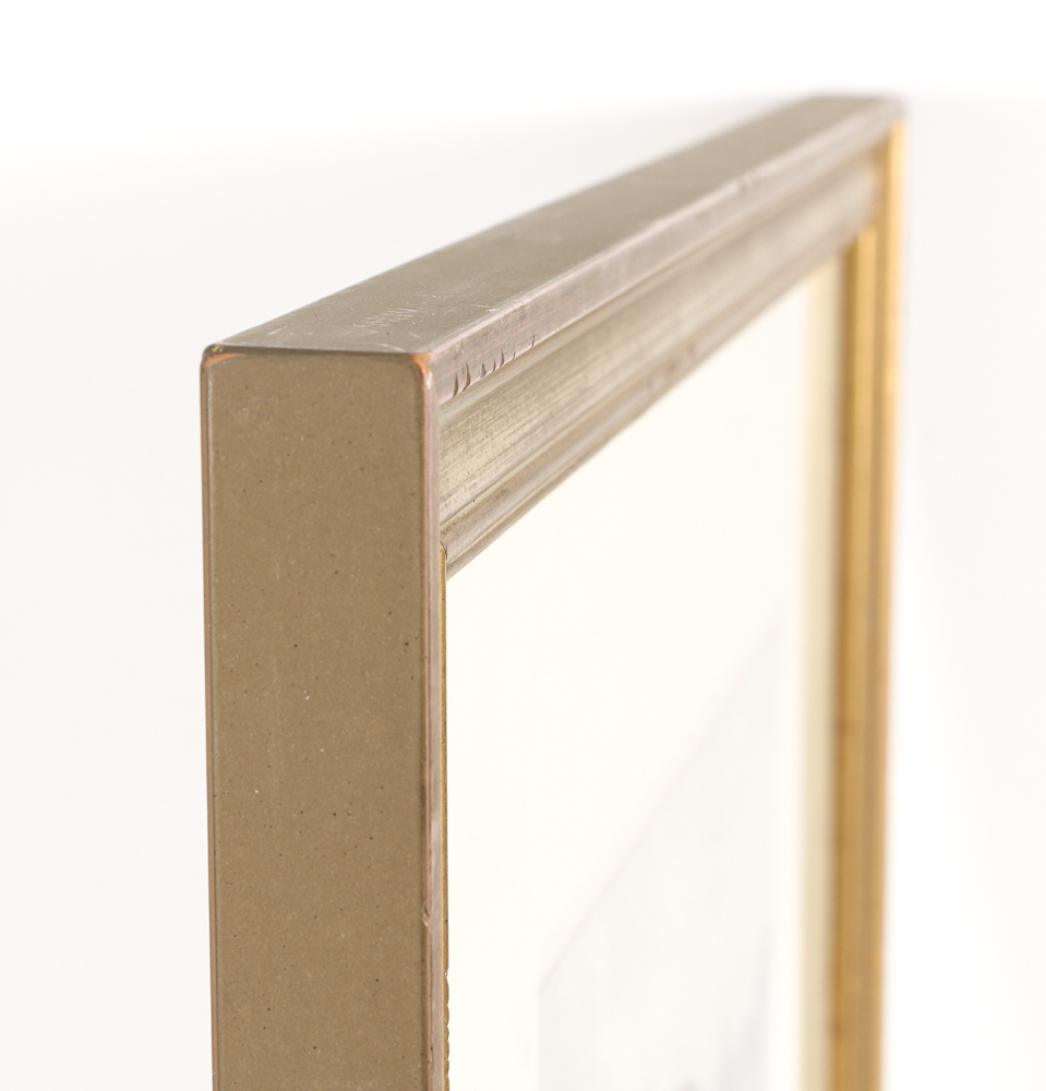 George Shepherd Watercolor Painting on Paper "Temple Mills Bridge over Lea River, 1816"