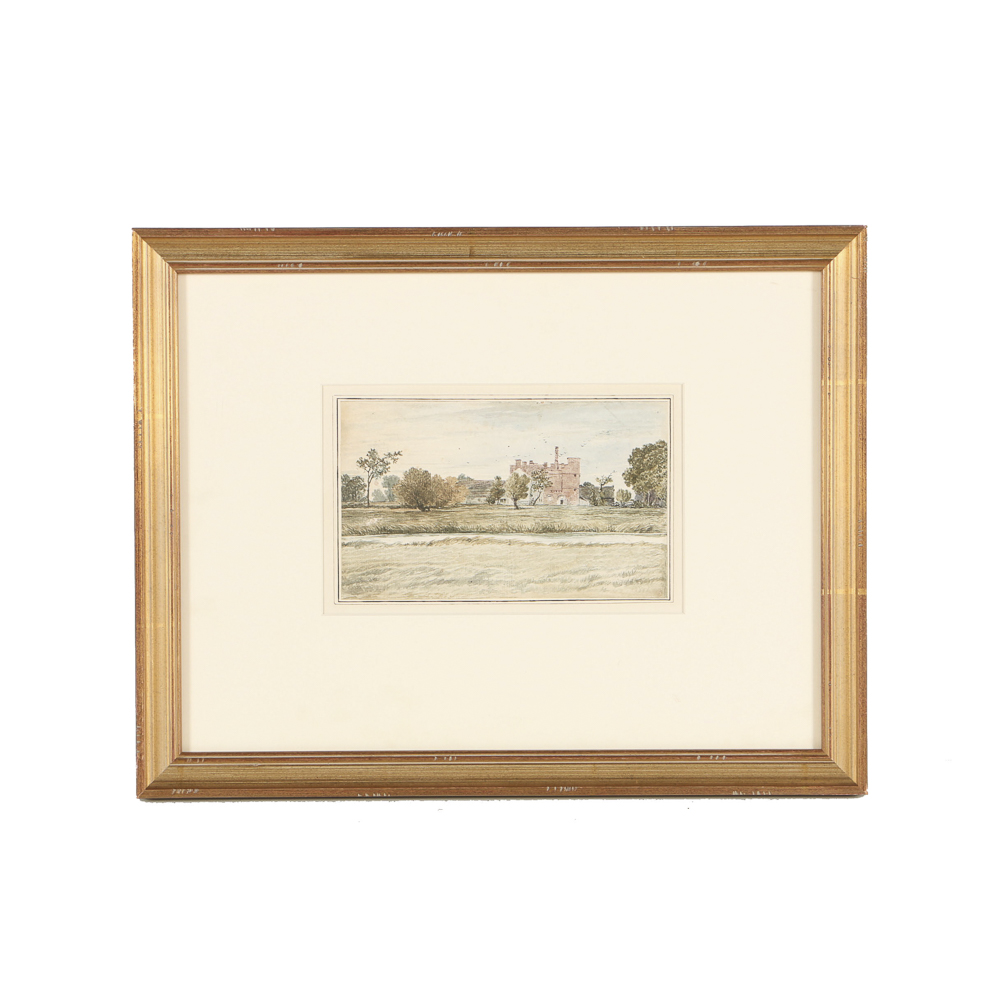 Attributed to George Shepherd Watercolor Painting on Paper