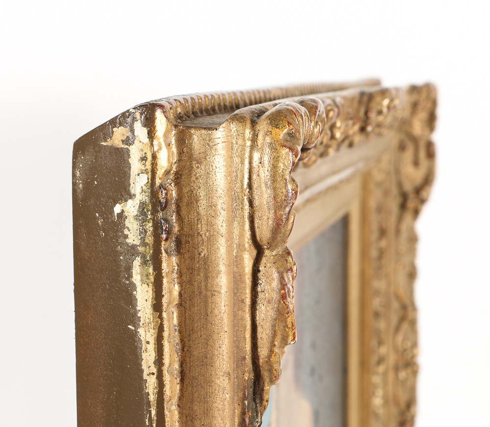 Edgar Yaegar Oil Painting on Canvas "Nude With One Arm Down"