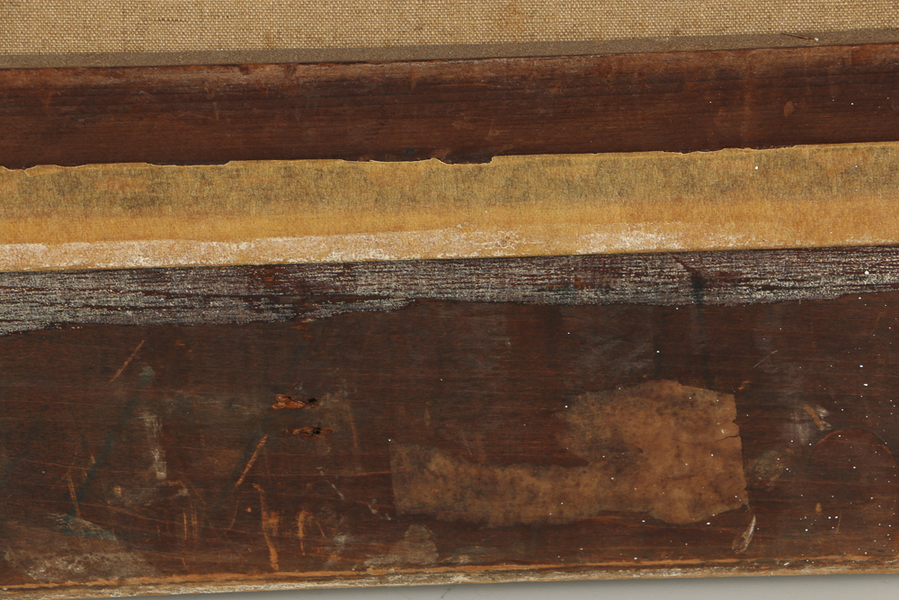 John George Brown Oil Painting on Canvas of a Boy and Sailboat